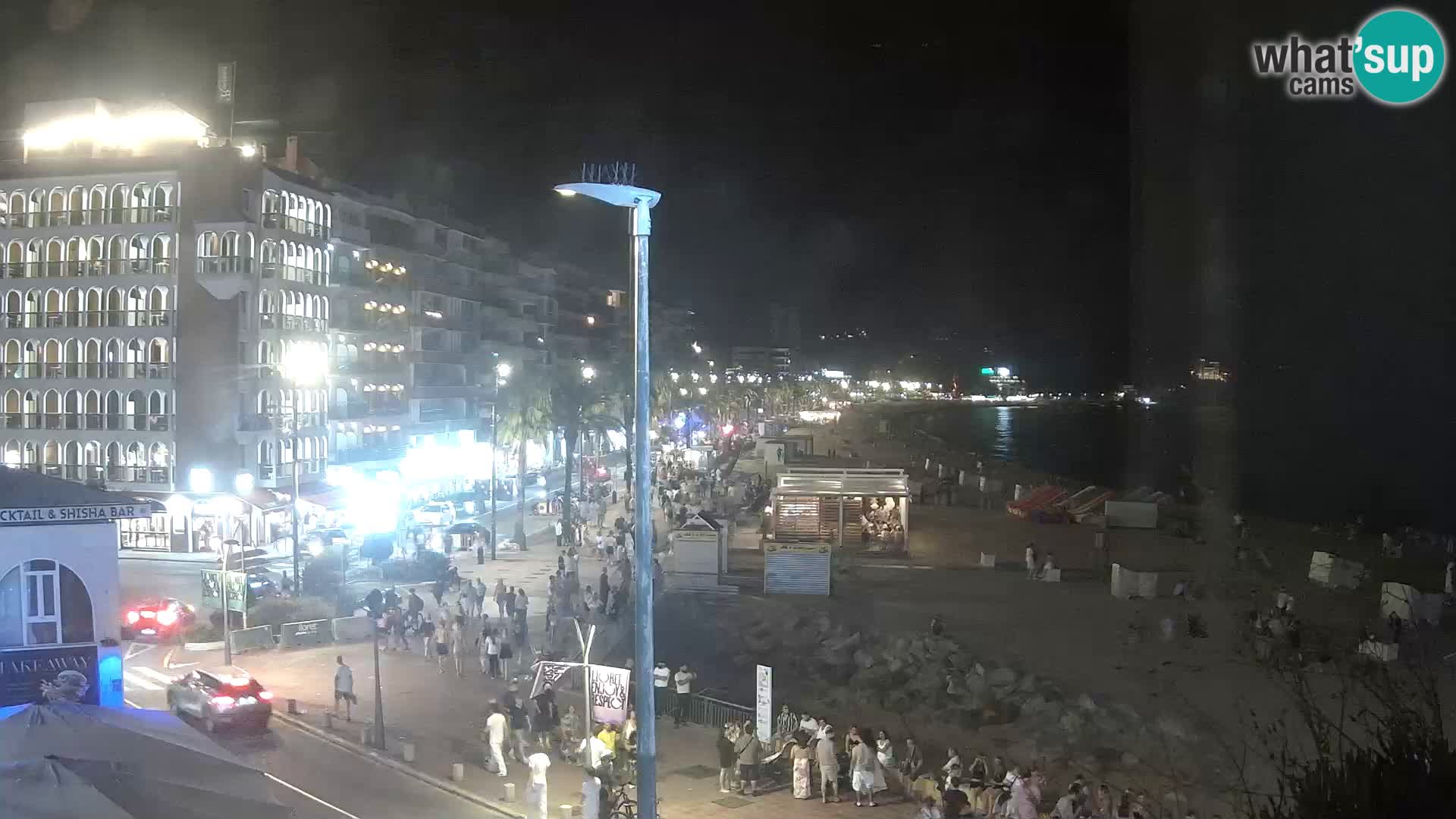 Webcam Lloret de Mar – the main beach – – Costa Brava – Spain