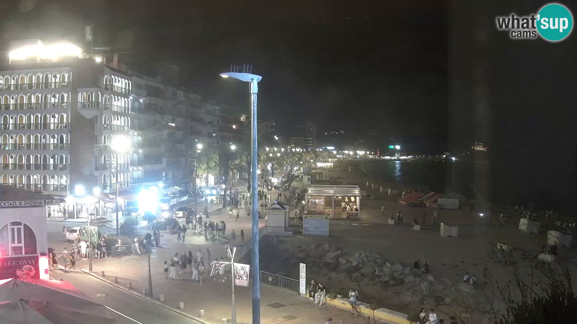 Webcam Lloret de Mar – the main beach – – Costa Brava – Spain