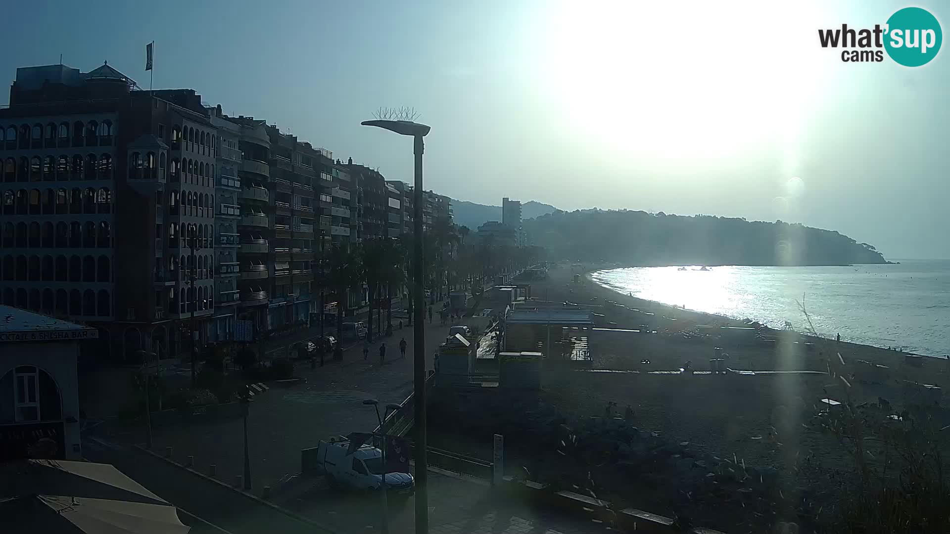 Webcam Lloret de Mar – the main beach – – Costa Brava – Spain