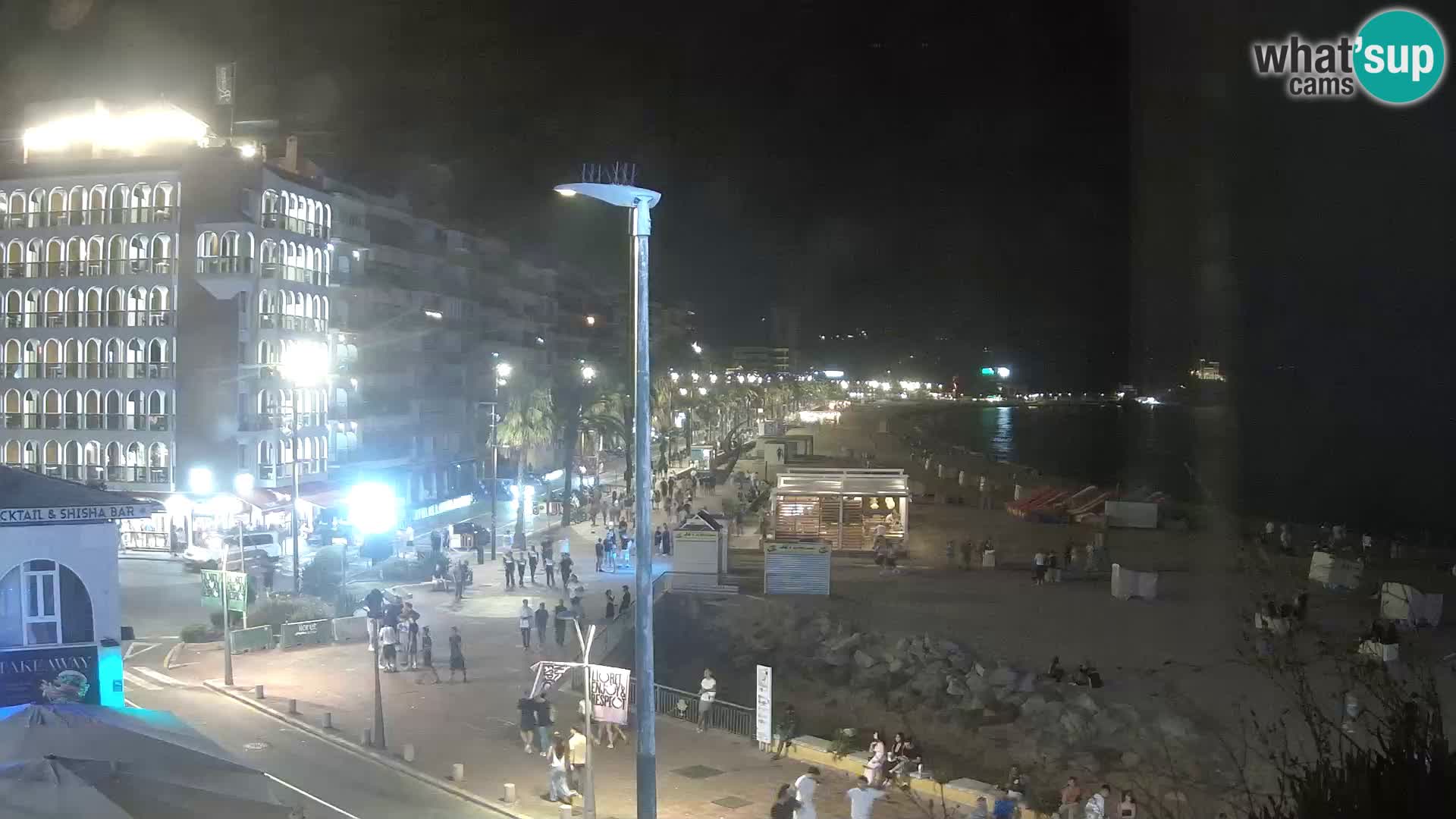 Webcam Lloret de Mar – the main beach – – Costa Brava – Spain