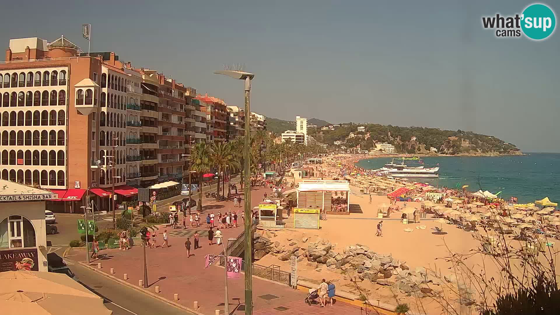 Webcam Live Lloret de Mar – La plage
