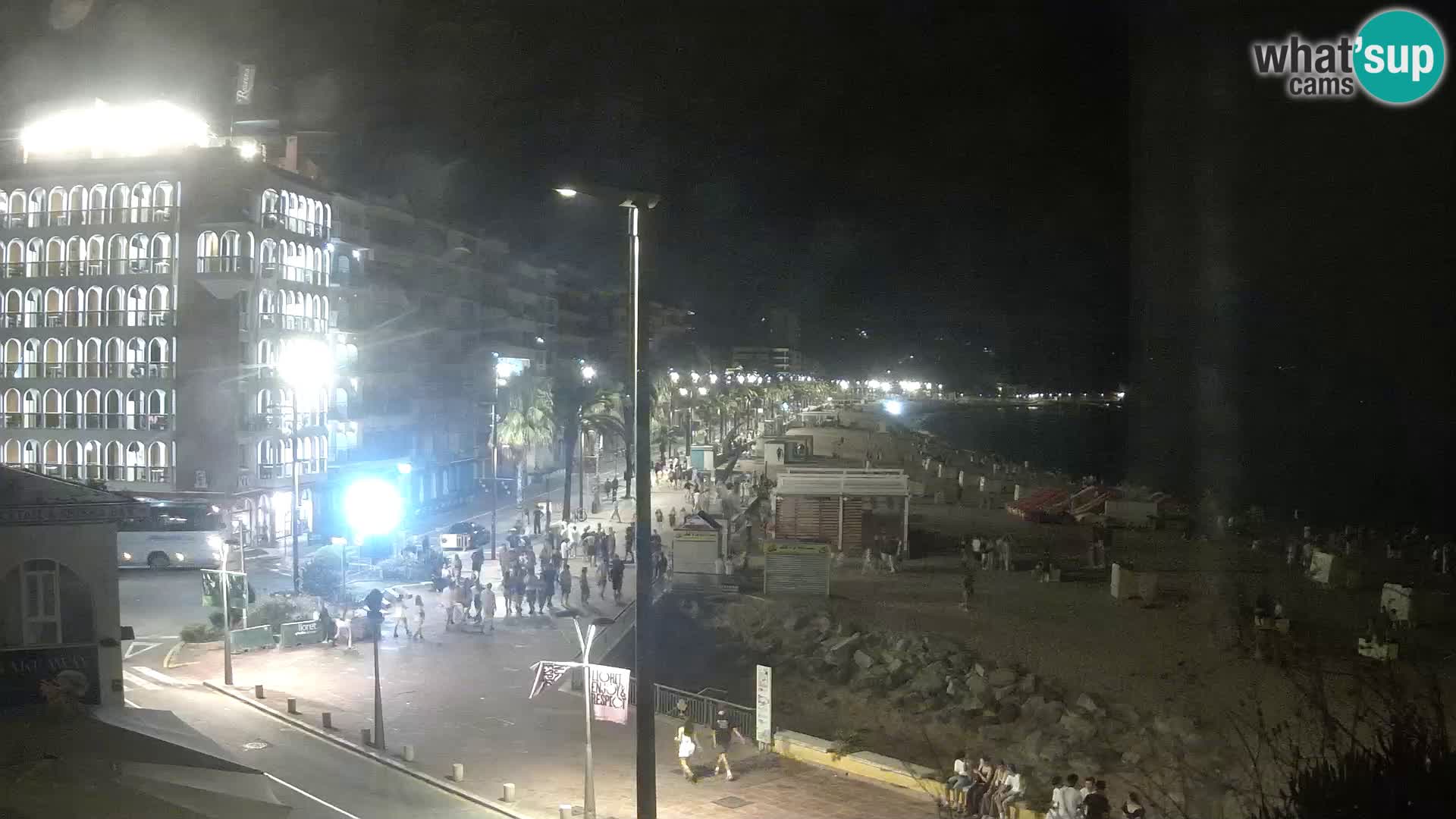 Webcam Lloret de Mar – the main beach – – Costa Brava – Spain