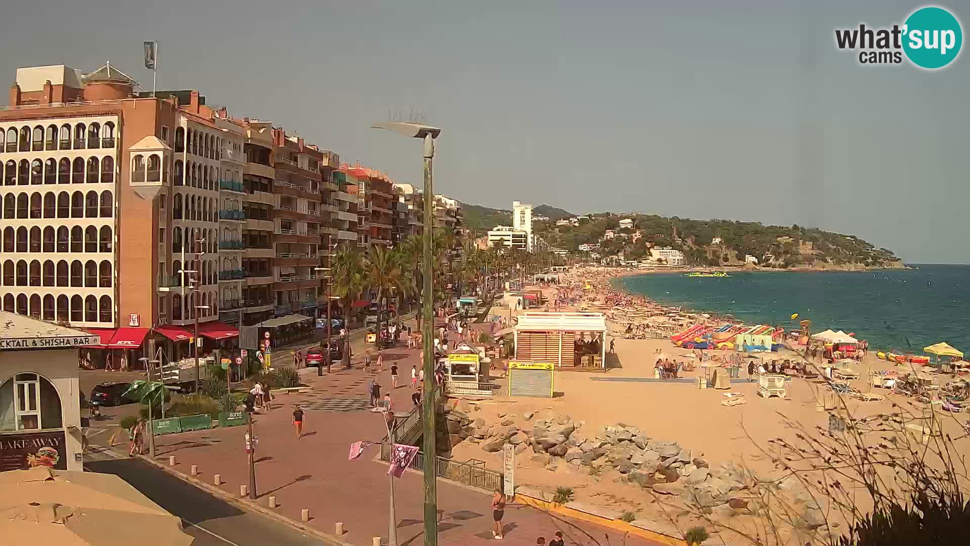 Web kamera Lloret de Mar – plaža