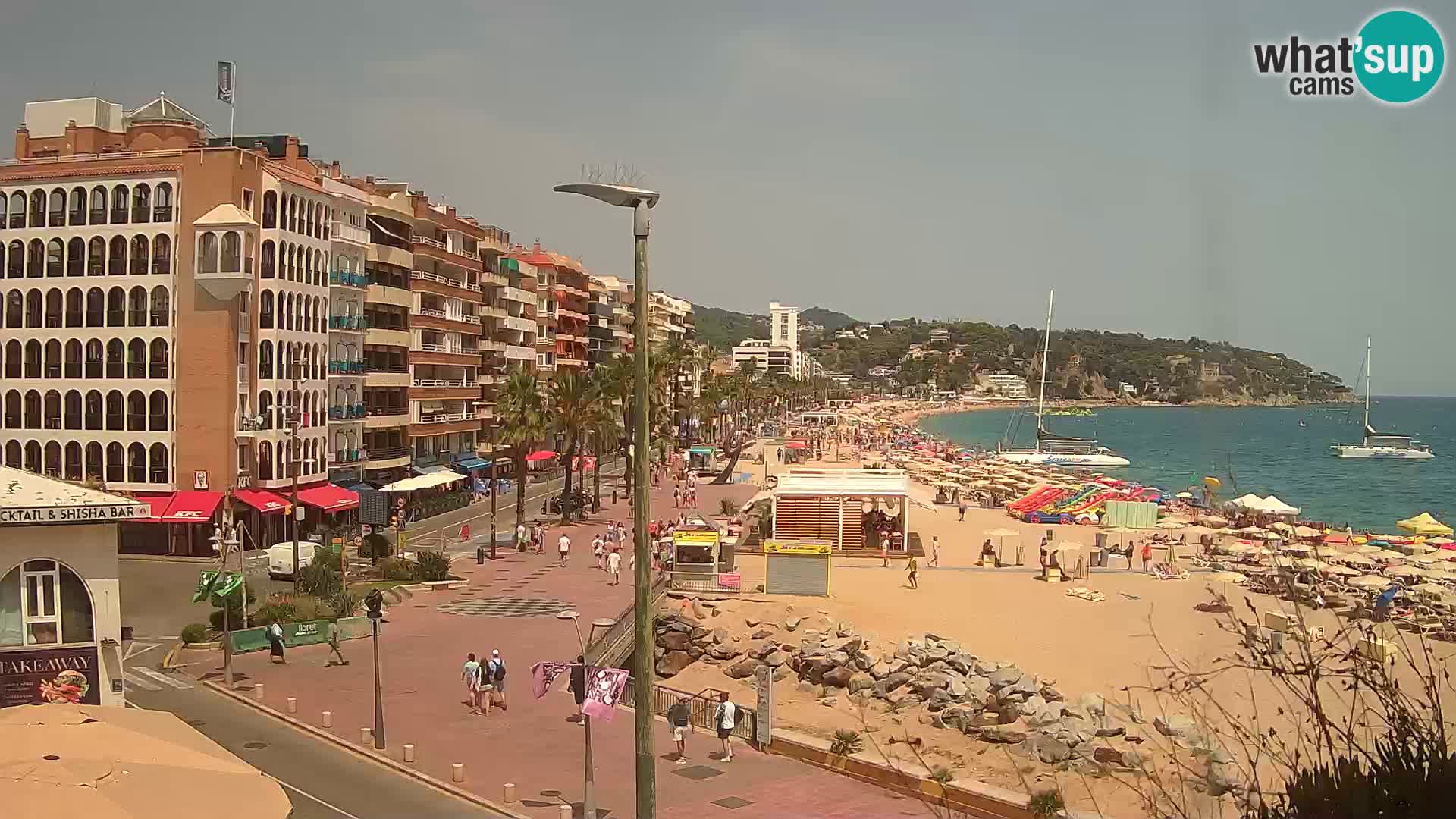 Web kamera Lloret de Mar – plaža