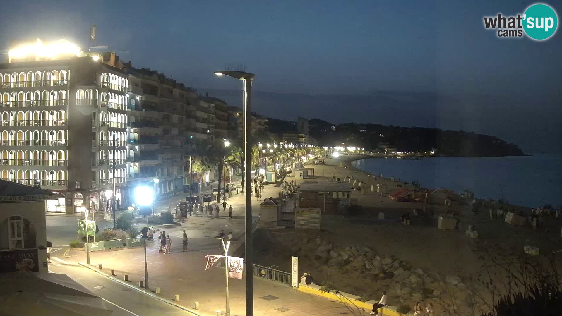 Web kamera Lloret de Mar – plaža