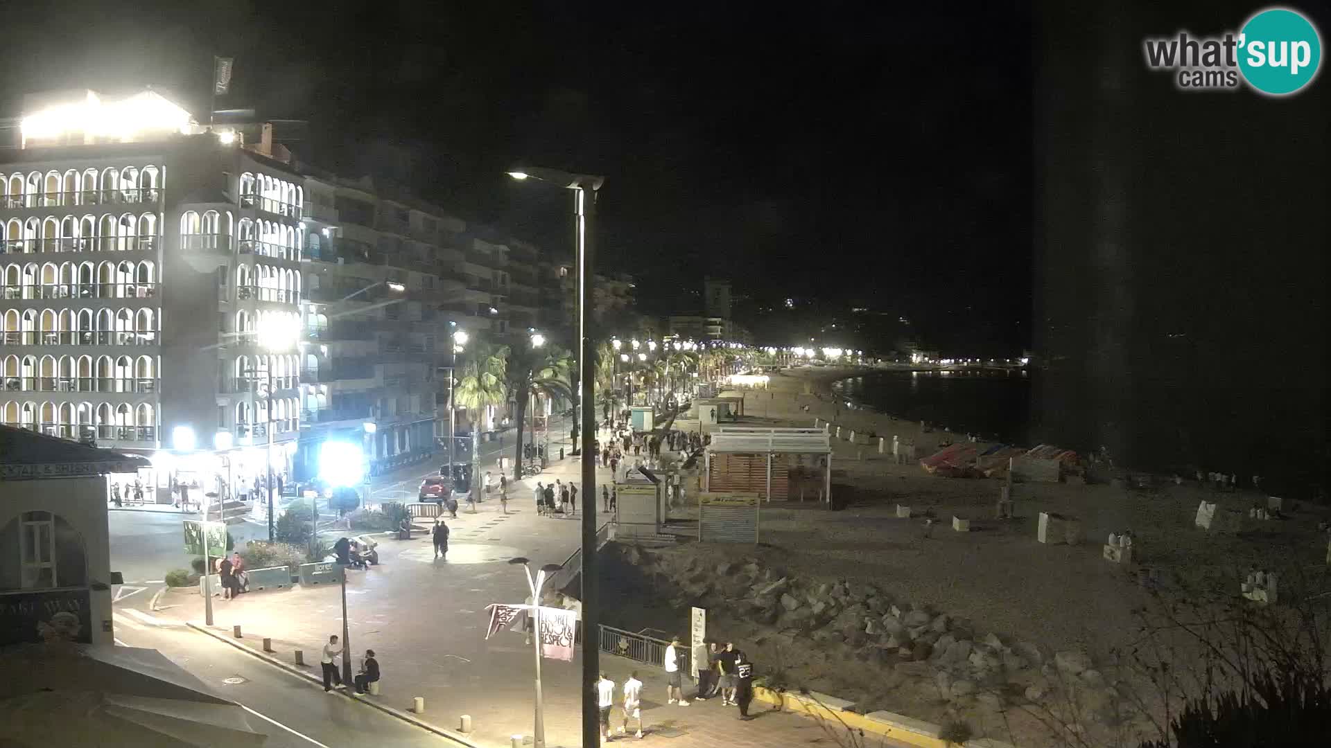 Webcam Lloret de Mar – the main beach – – Costa Brava – Spain