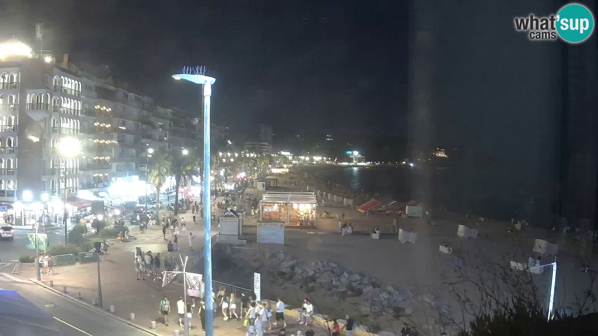 Webcam Lloret de Mar – the main beach – – Costa Brava – Spain