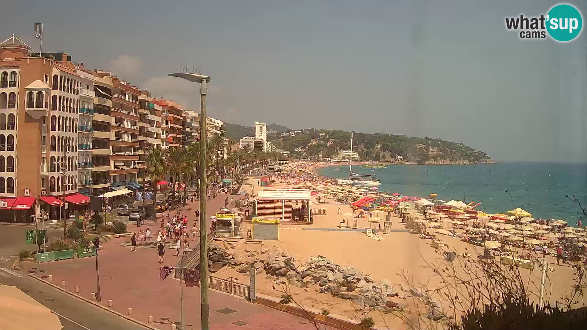 Web kamera Lloret de Mar – plaža