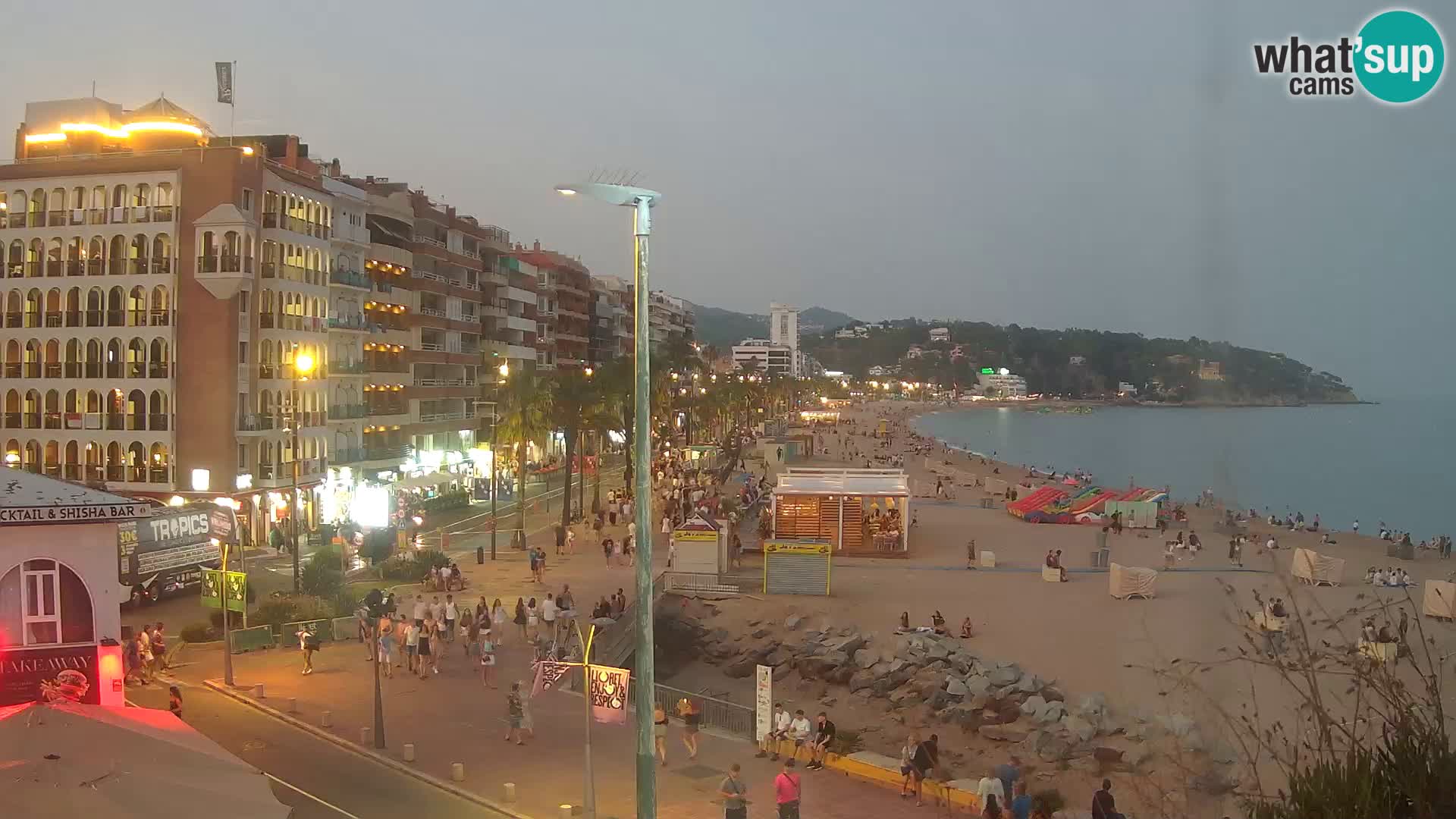 Webcam live Lloret de Mar – la spiaggia principale