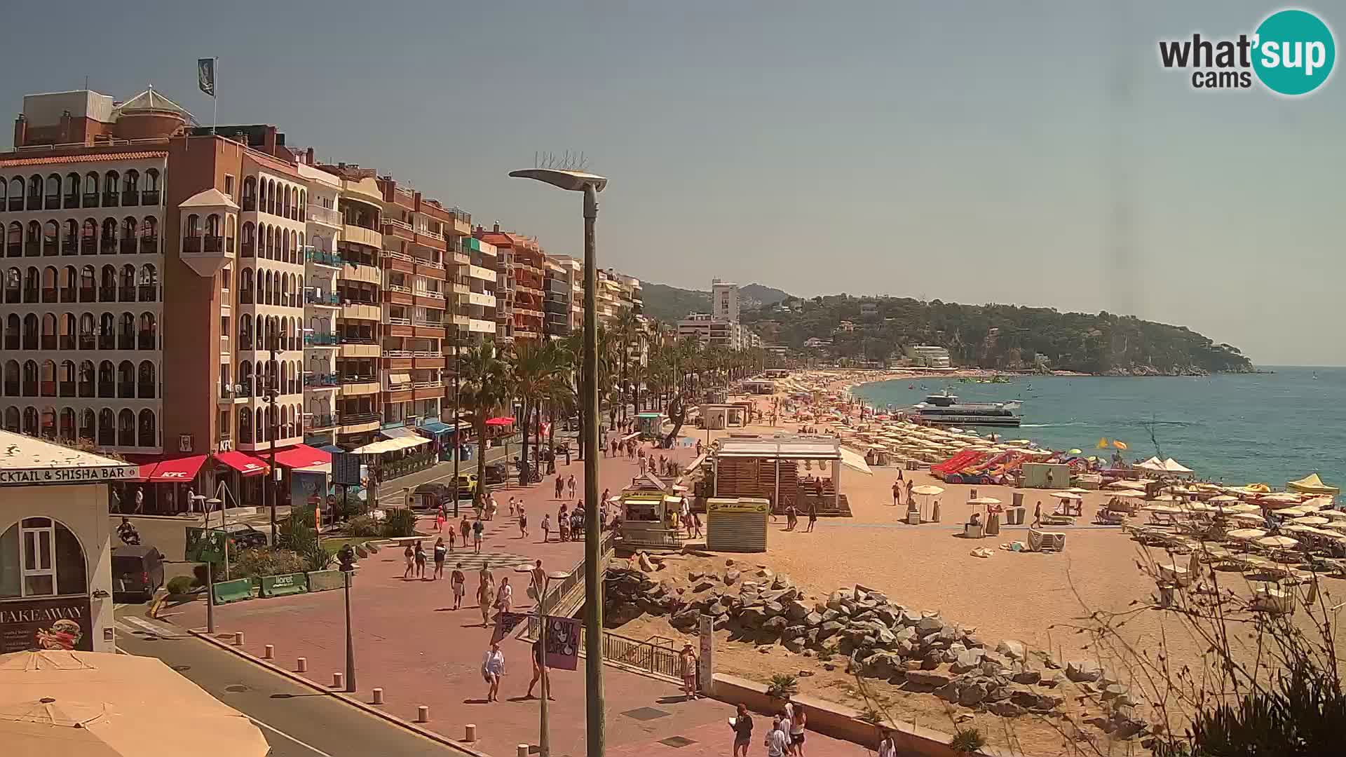 Web kamera Lloret de Mar – plaža