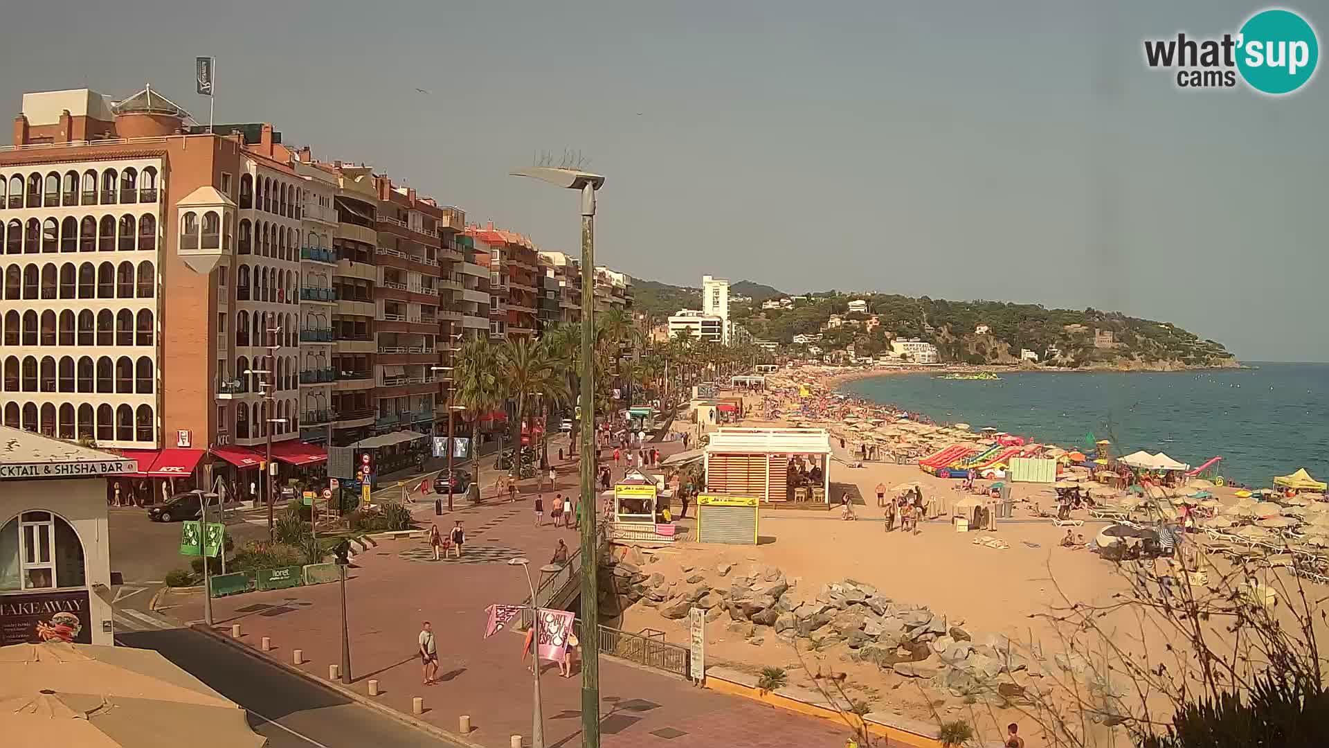 Kamera v živo Lloret de Mar – Glavna plaža
