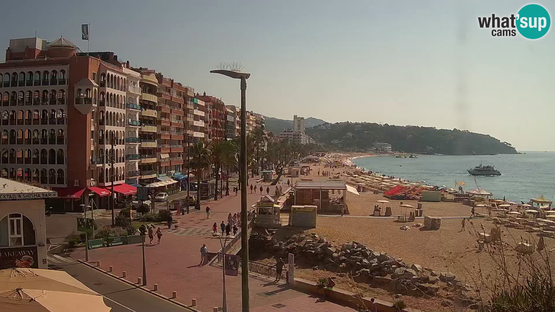 Webcam Live Lloret de Mar – La plage