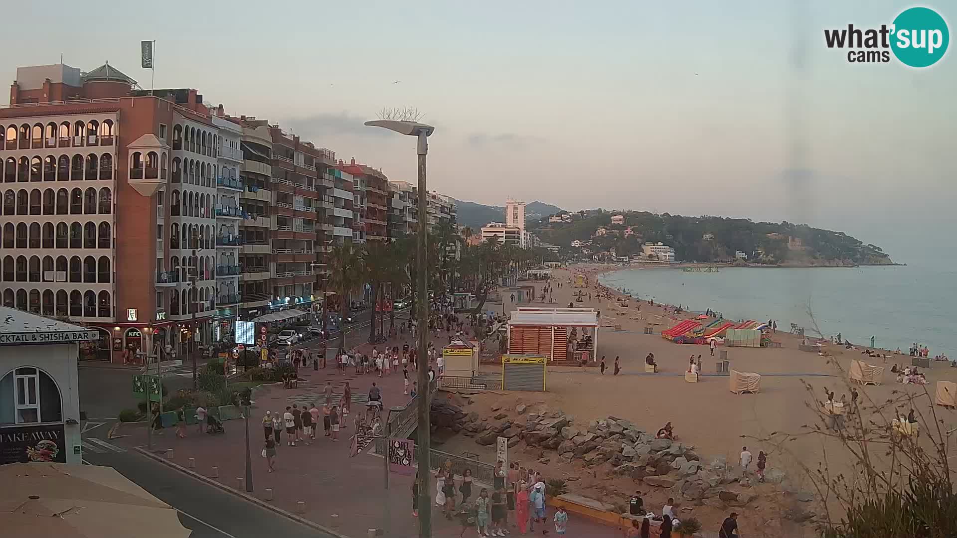 Web kamera Lloret de Mar – plaža