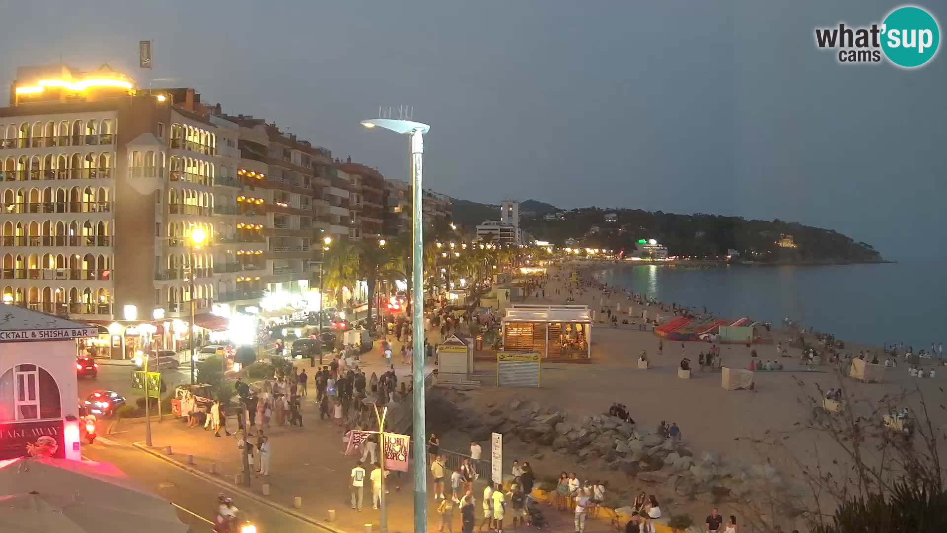 Web kamera Lloret de Mar – plaža