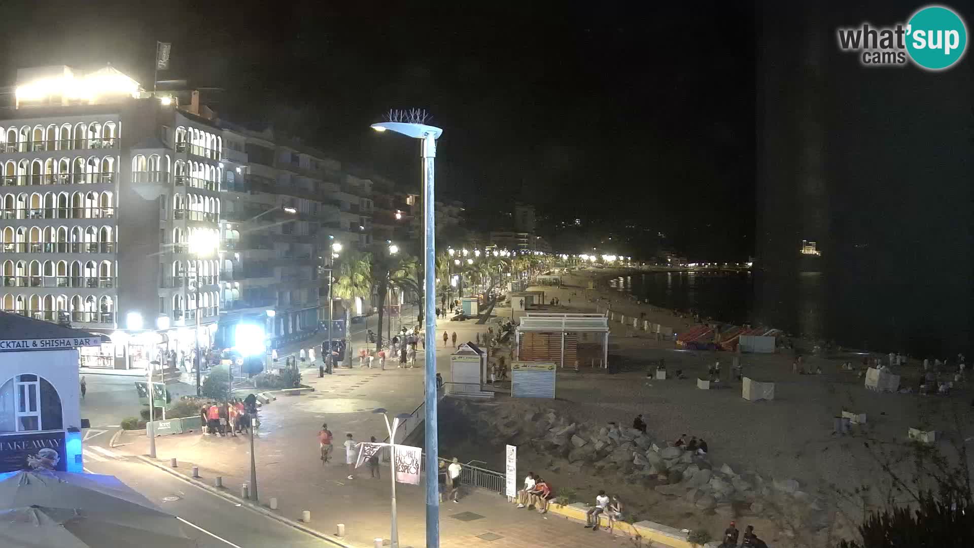Webcam Lloret de Mar – the main beach – – Costa Brava – Spain