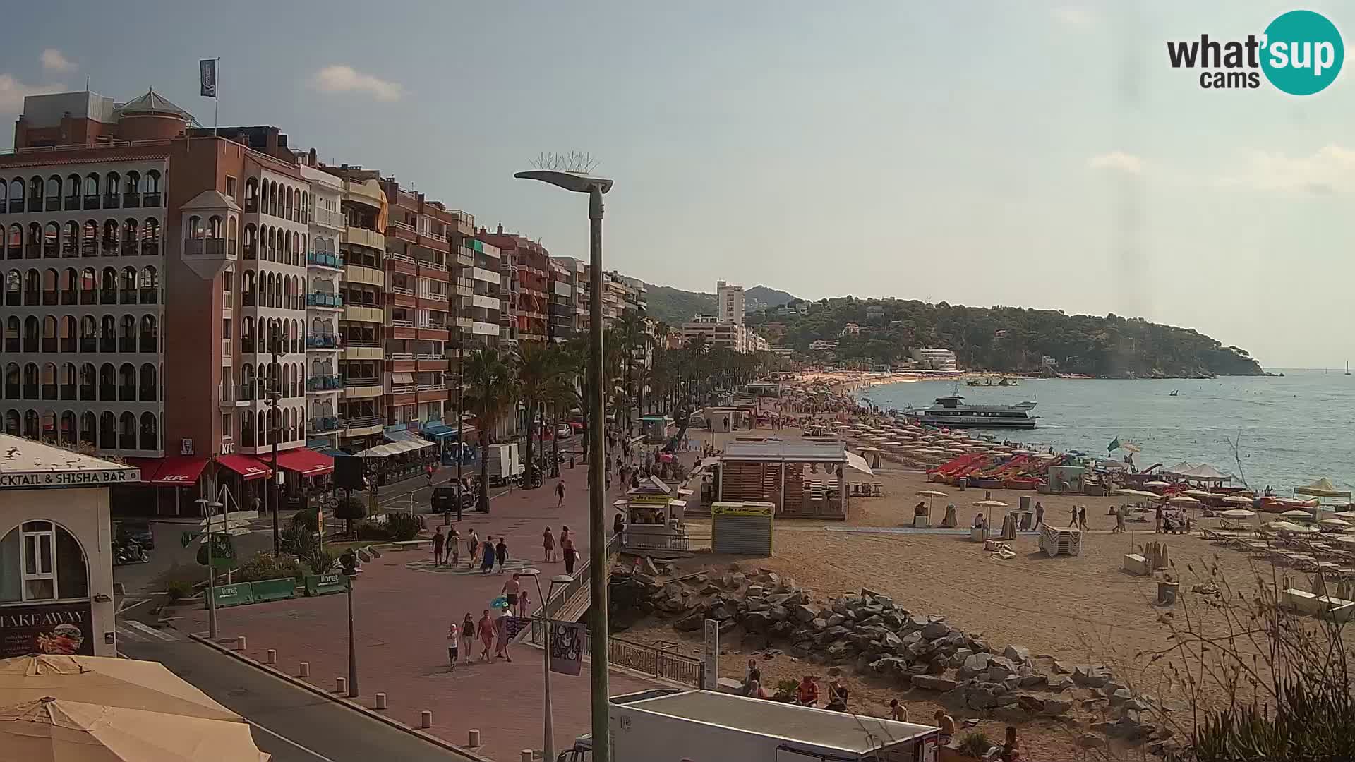 Web kamera Lloret de Mar – plaža