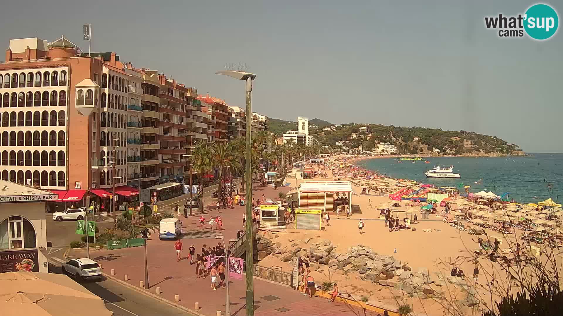 Web kamera Lloret de Mar – plaža