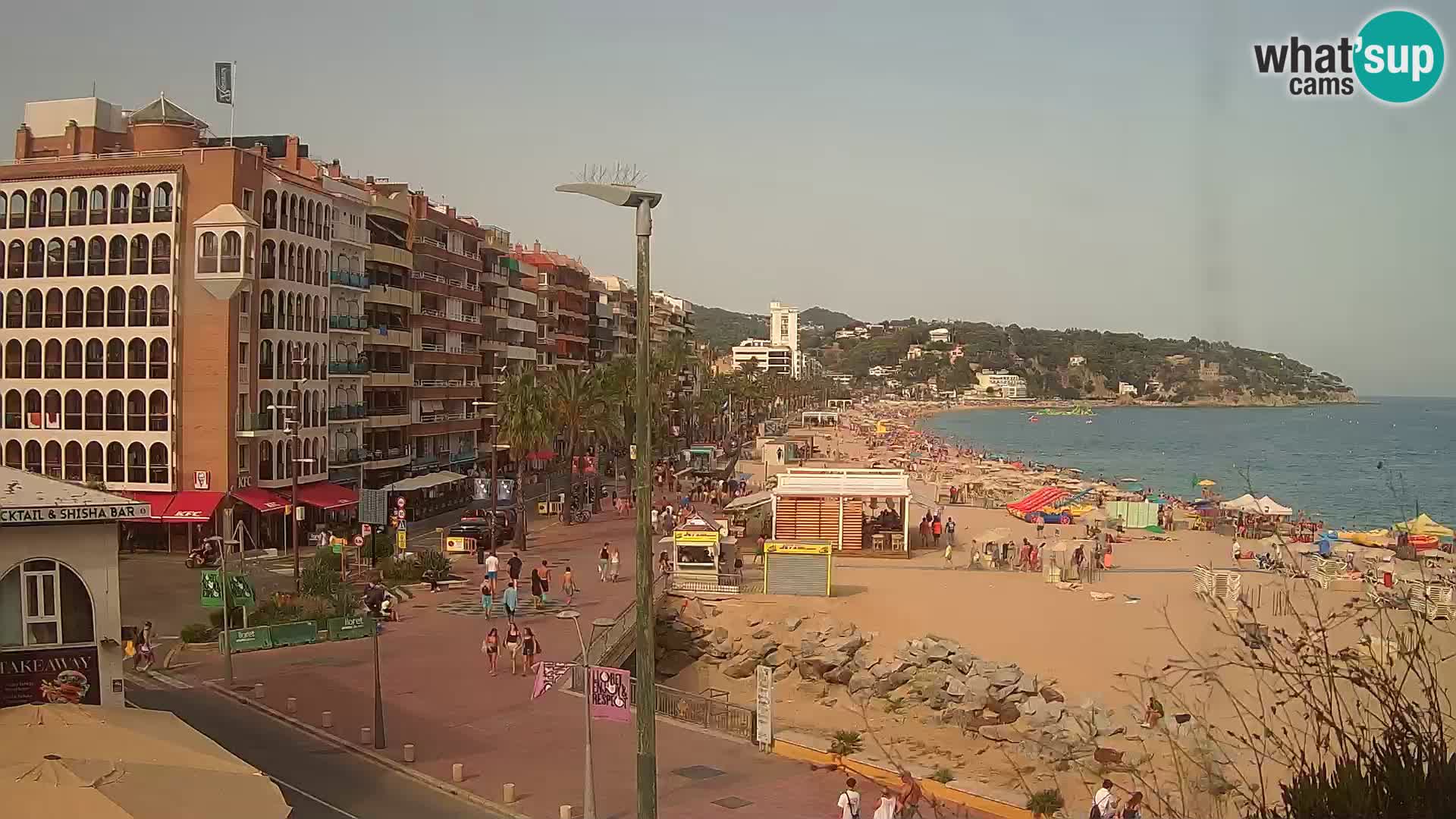 Web kamera Lloret de Mar – plaža
