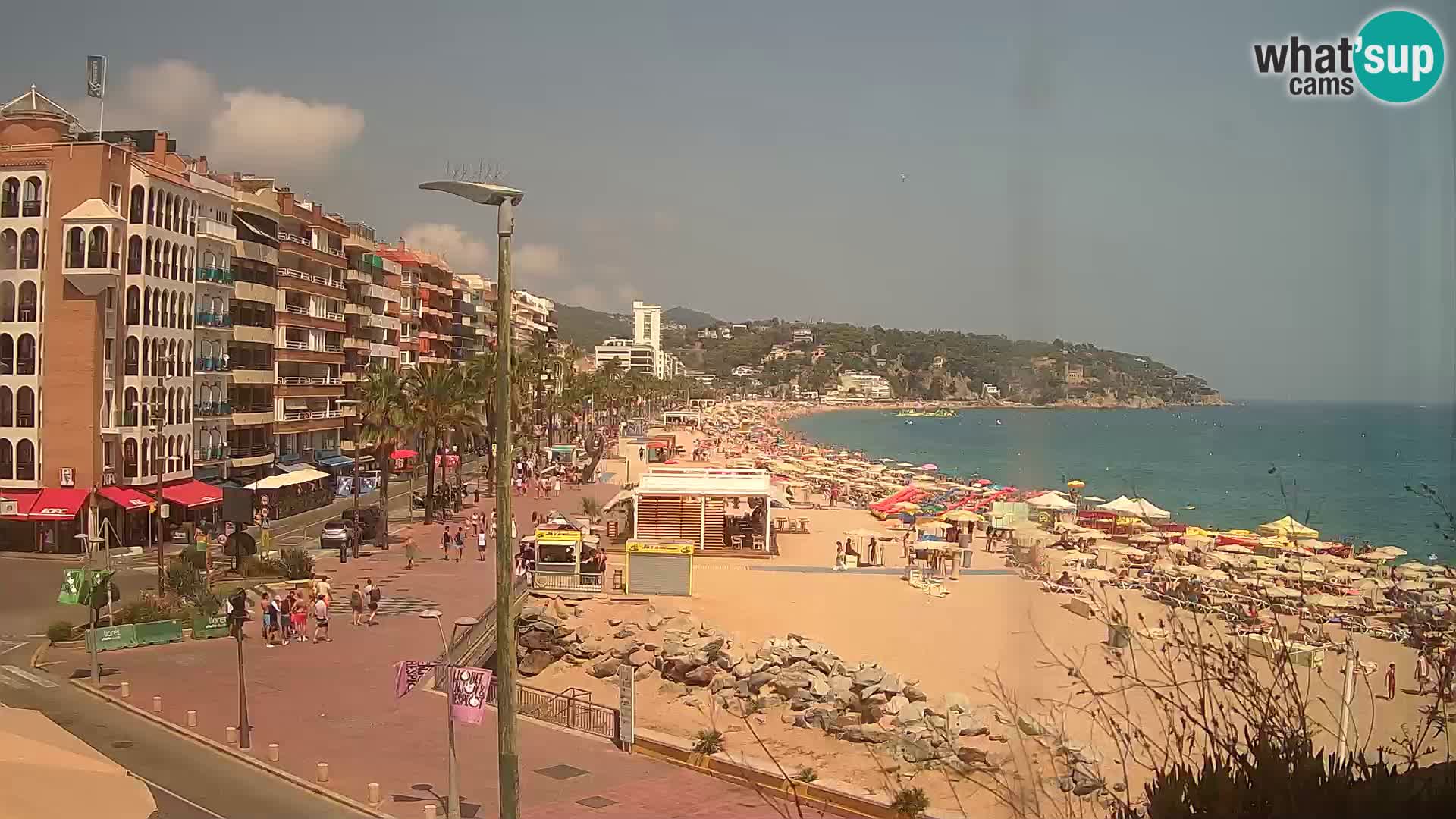 Webcam live Lloret de Mar – la spiaggia principale