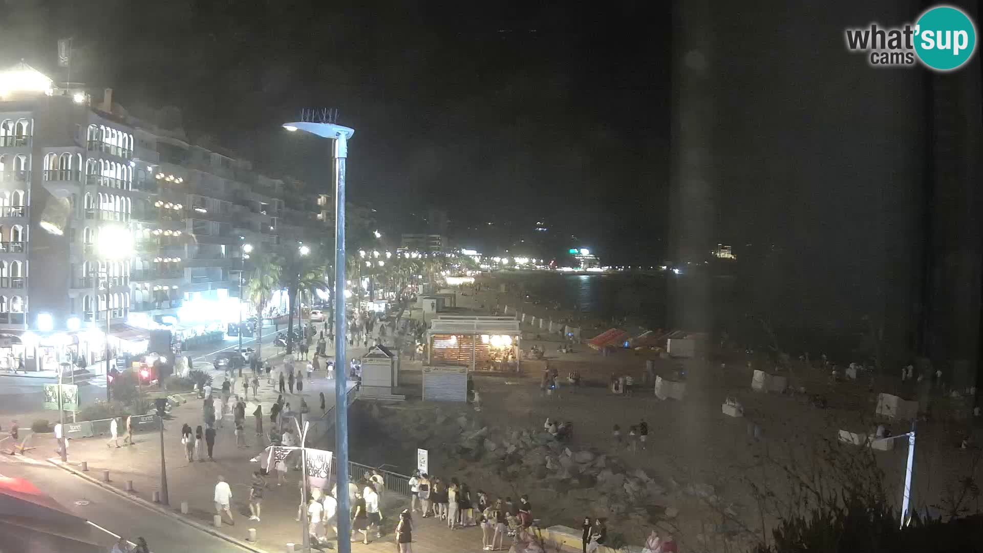 Webcam Lloret de Mar – the main beach – – Costa Brava – Spain