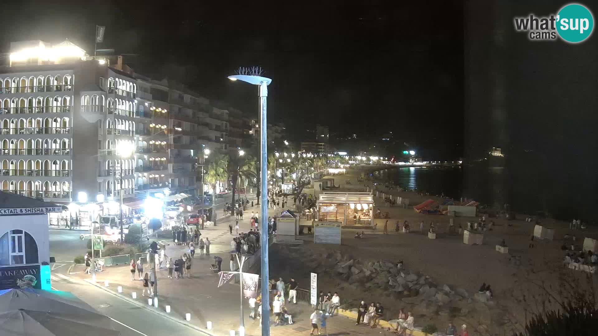 Webcam Lloret de Mar – the main beach – – Costa Brava – Spain