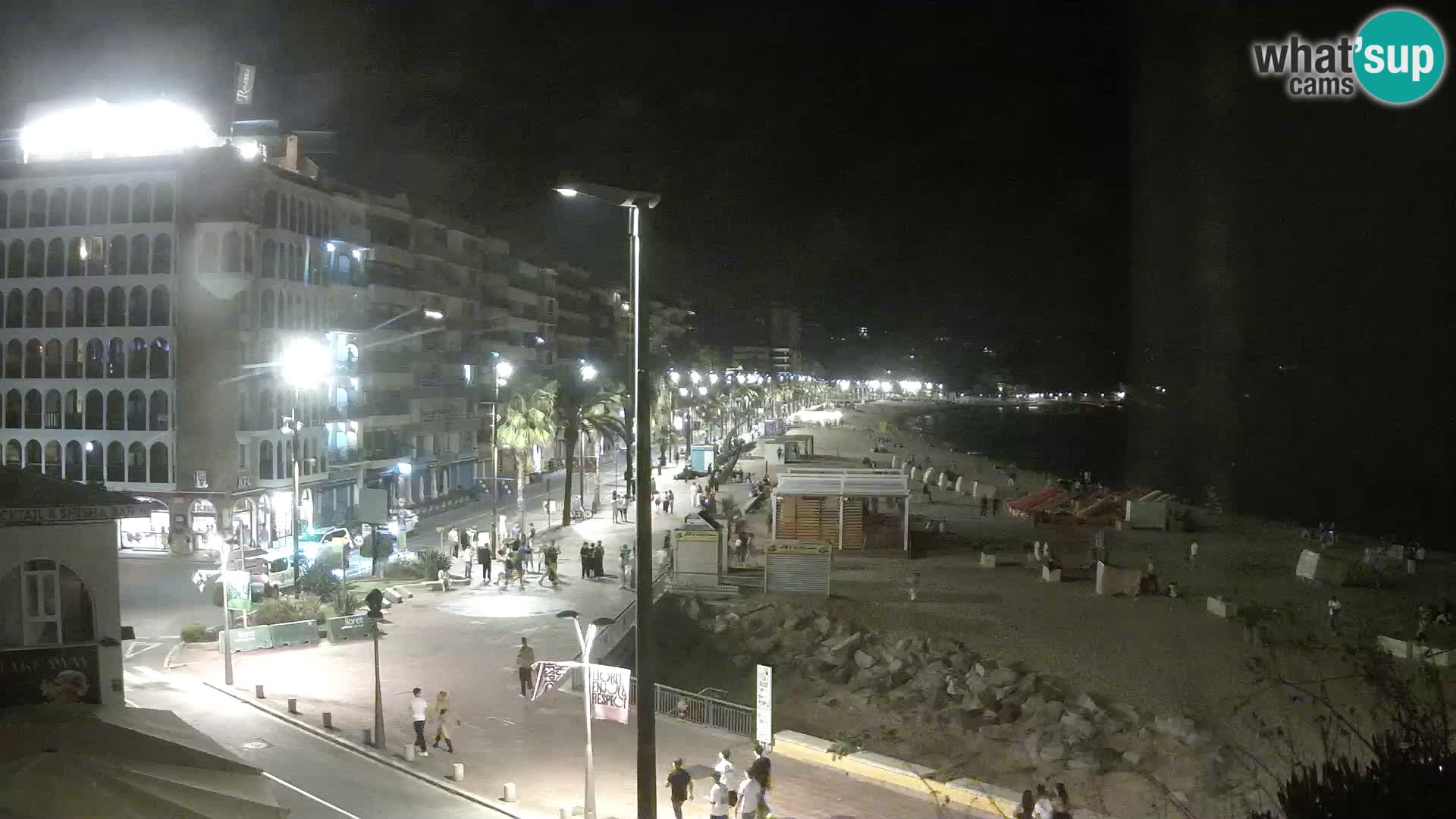 Webcam Lloret de Mar – the main beach – – Costa Brava – Spain