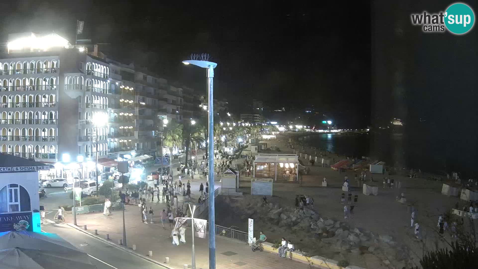 Webcam Lloret de Mar – the main beach – – Costa Brava – Spain
