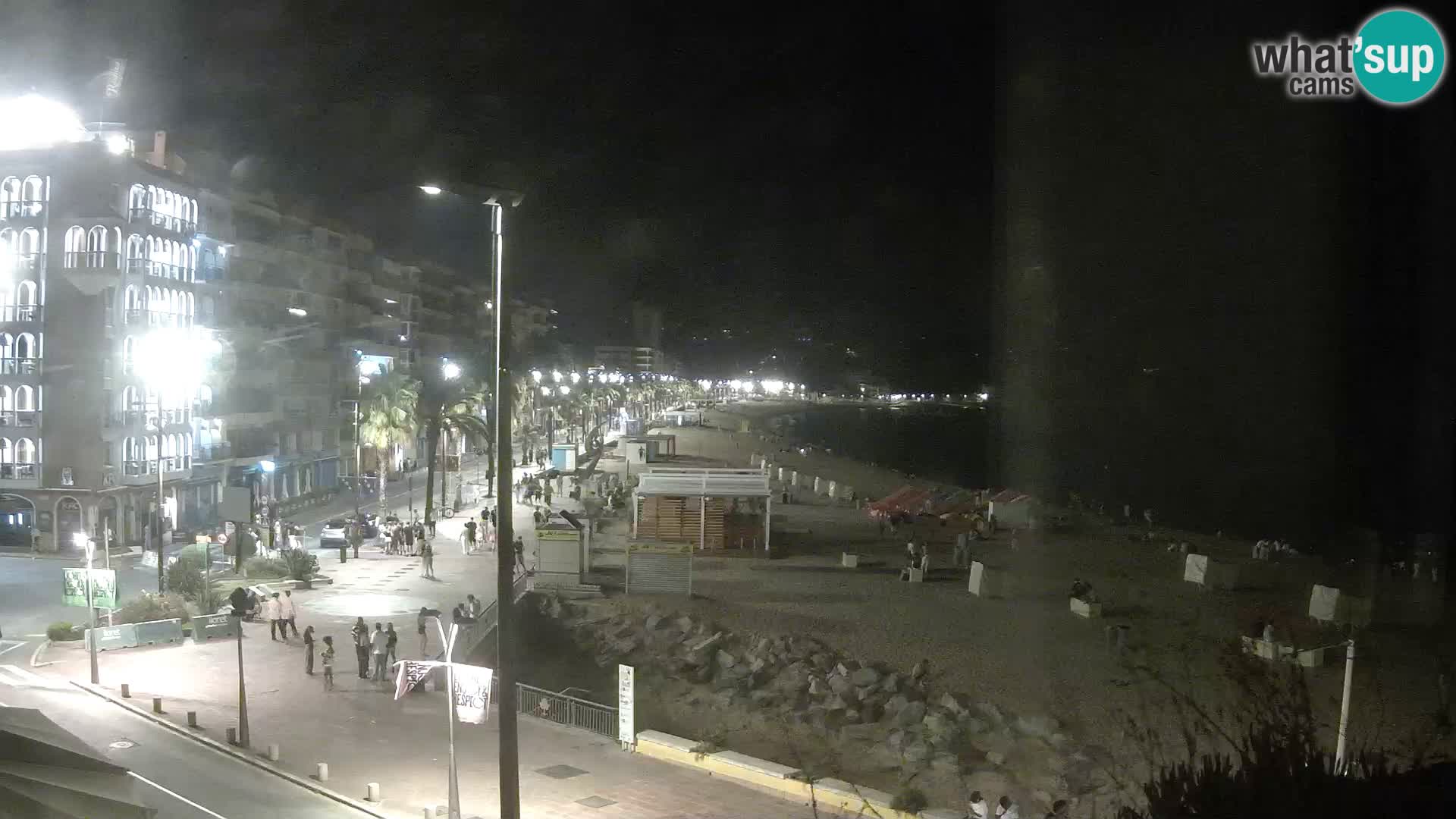 Webcam Lloret de Mar – the main beach – – Costa Brava – Spain