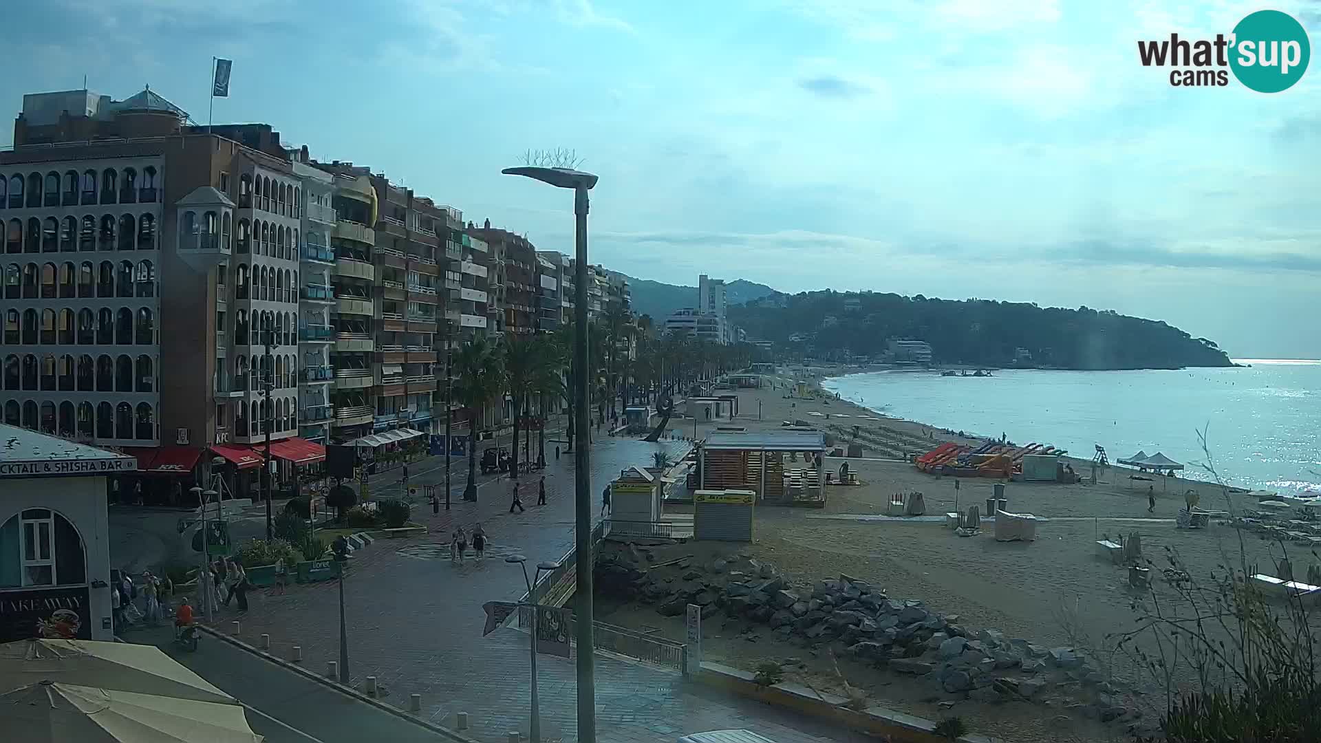 Web kamera Lloret de Mar – plaža
