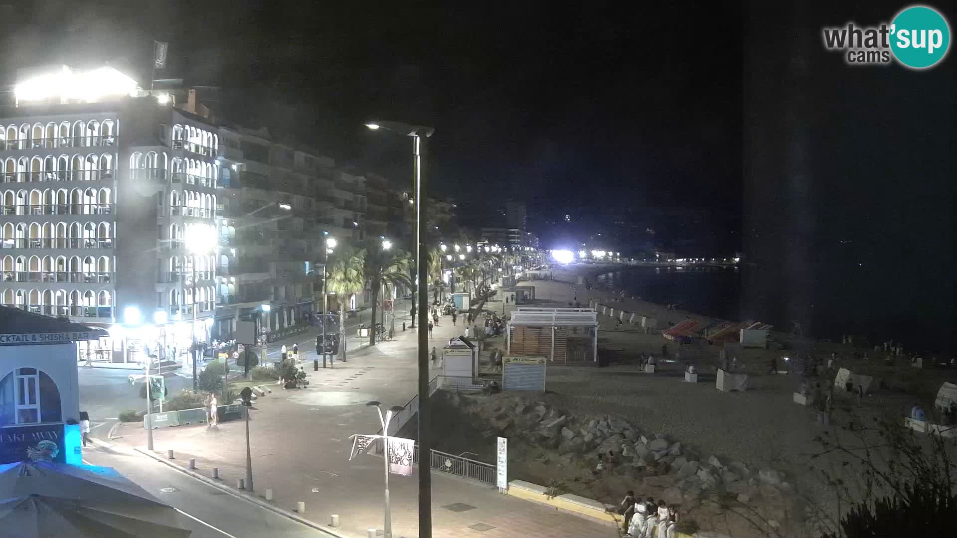 Webcam Lloret de Mar – the main beach – – Costa Brava – Spain