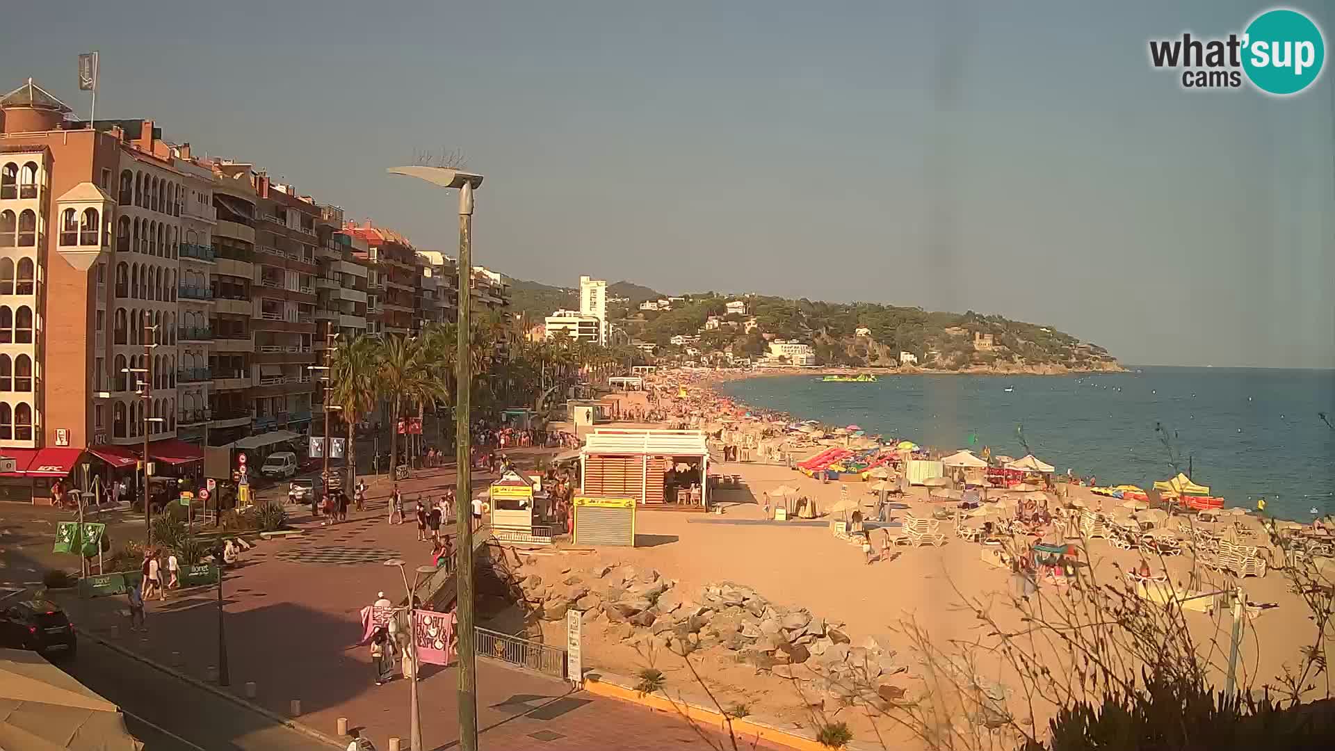 Webcam live Lloret de Mar – la spiaggia principale