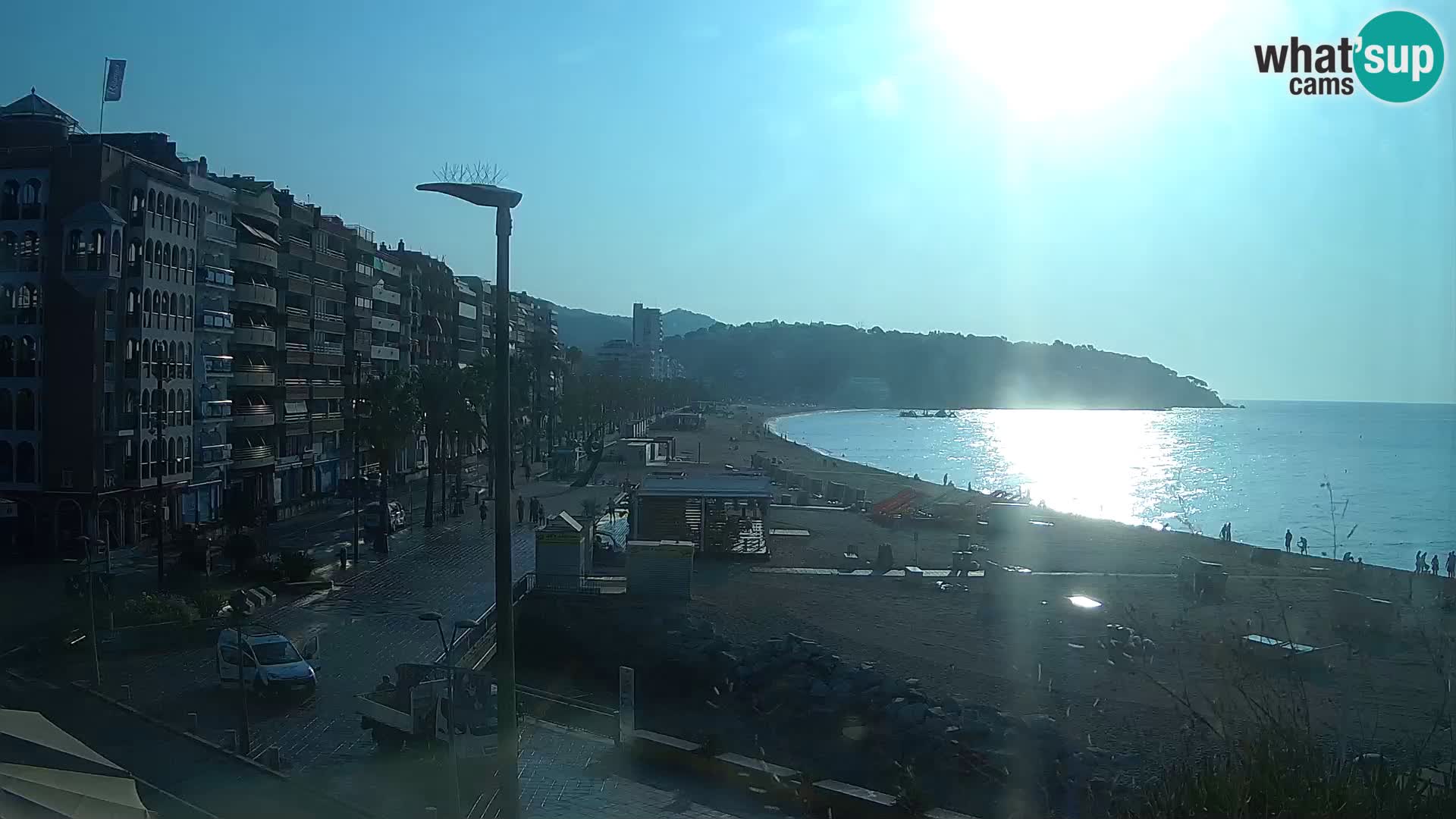 Webcam Lloret de Mar – the main beach – – Costa Brava – Spain