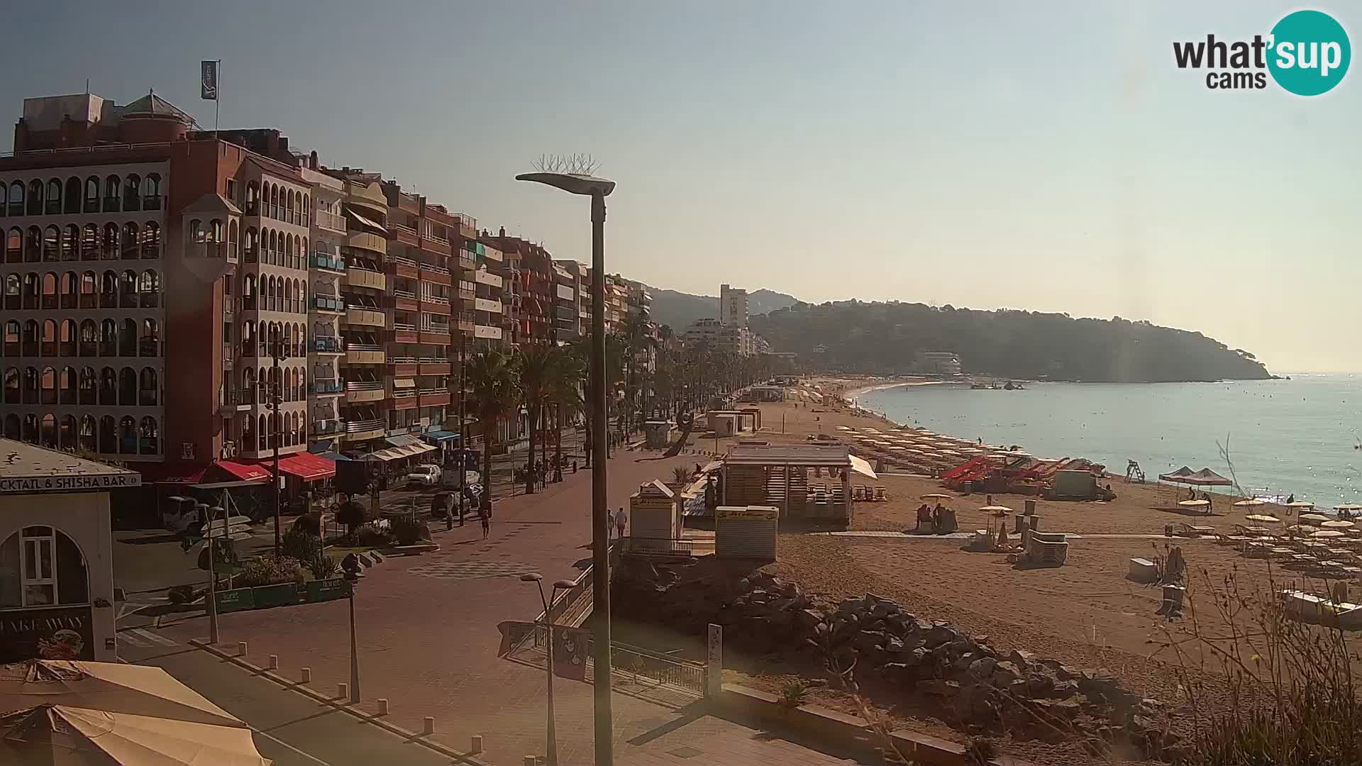 Webcam Lloret de Mar – the main beach – – Costa Brava – Spain