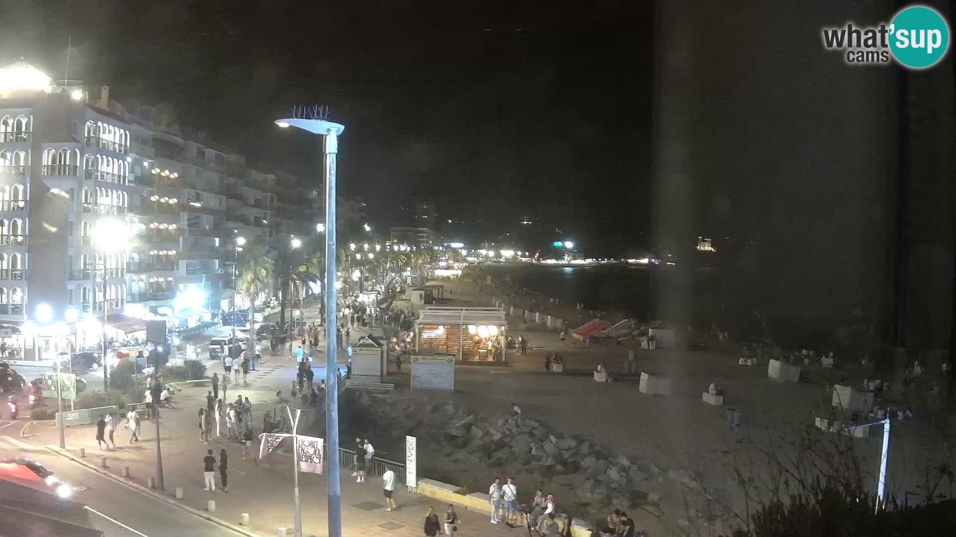 Webcam Lloret de Mar – the main beach – – Costa Brava – Spain