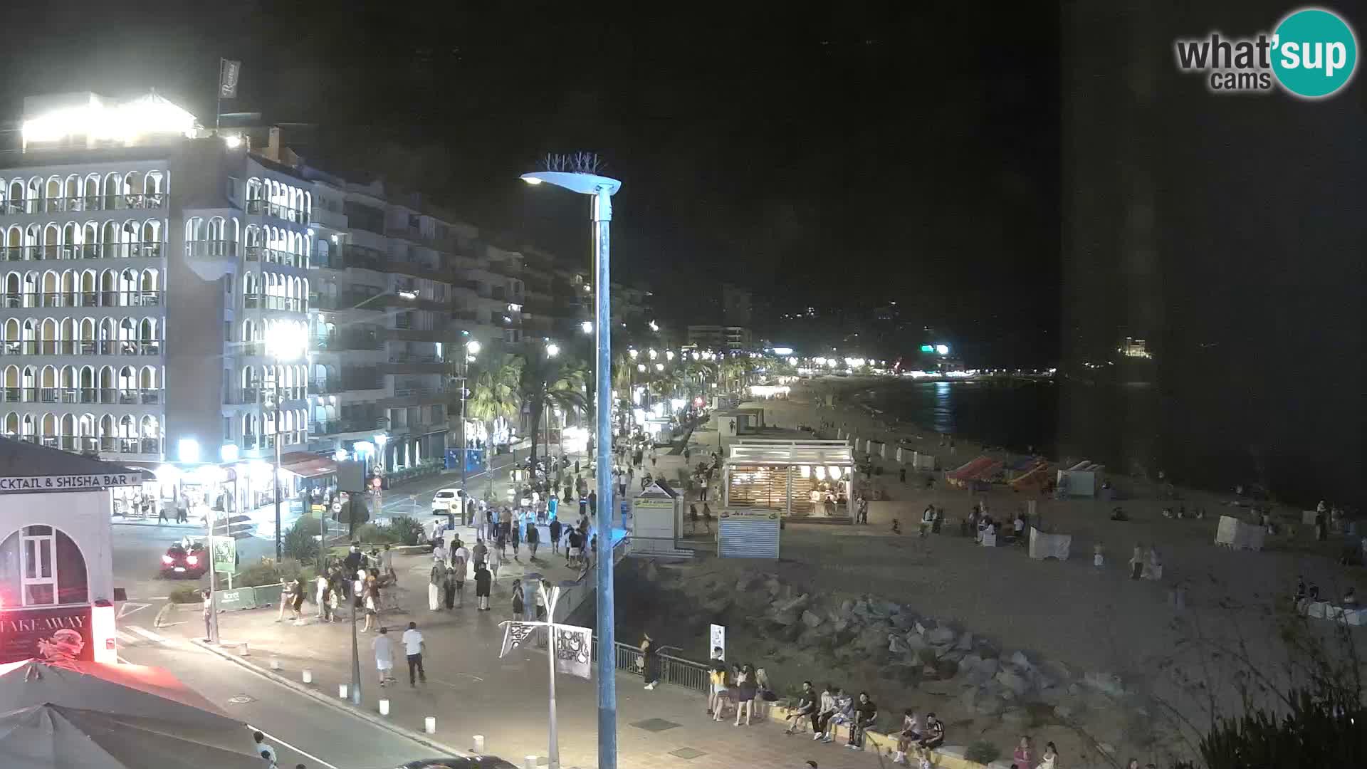 Web kamera Lloret de Mar – plaža