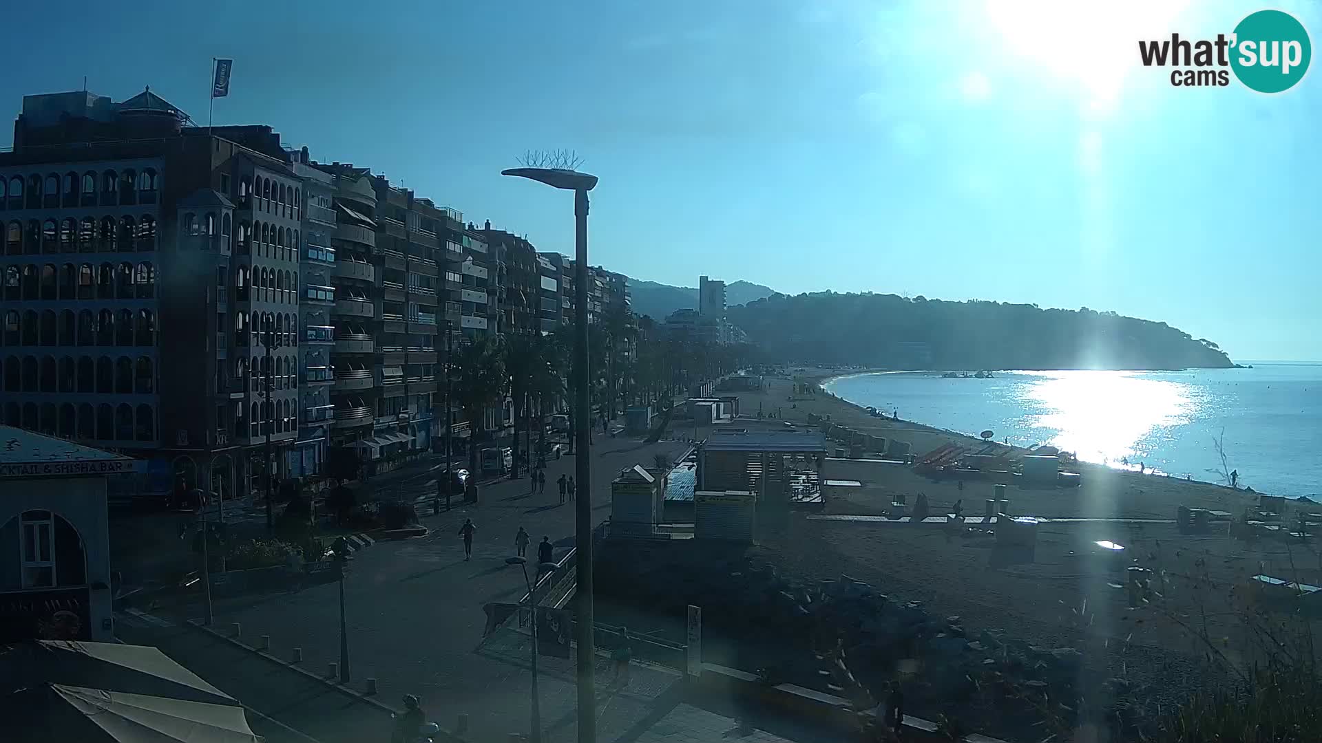 Webcam Lloret de Mar – the main beach – – Costa Brava – Spain