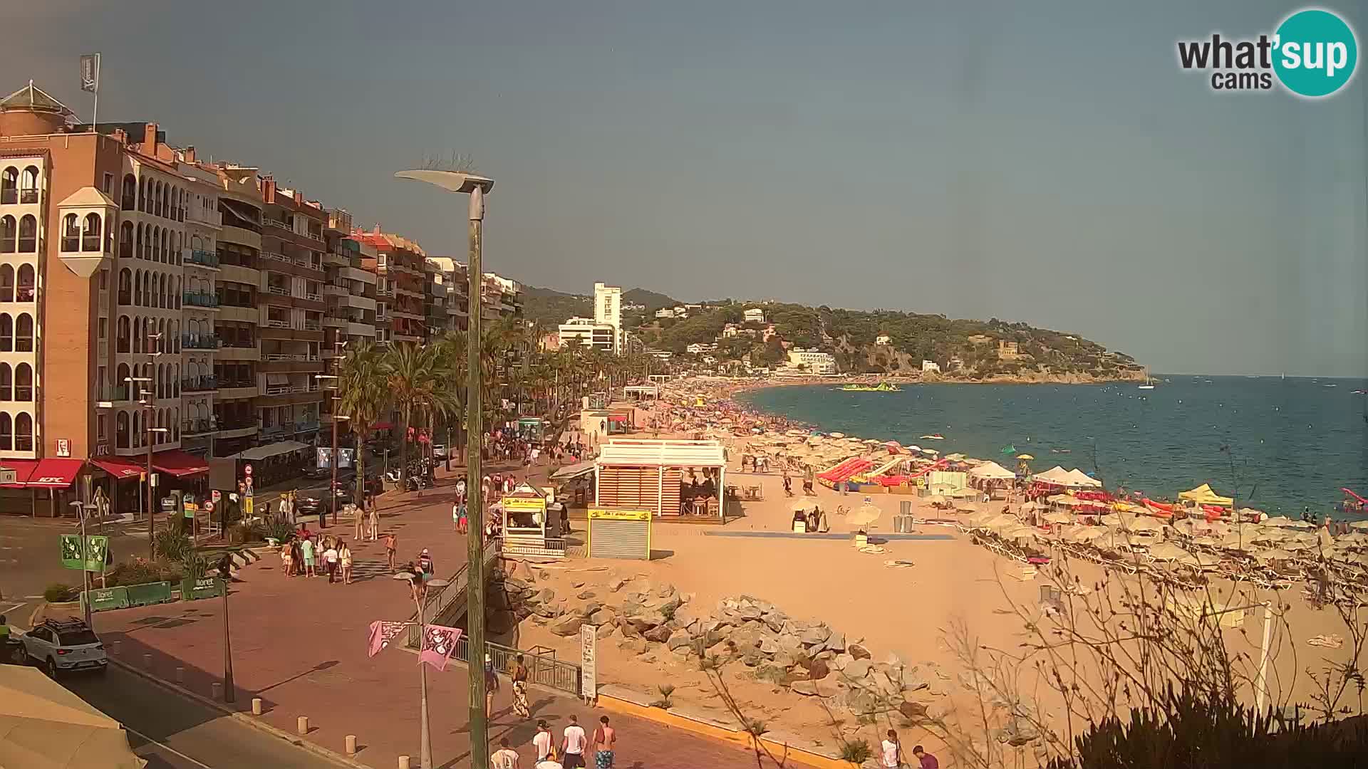 Web kamera Lloret de Mar – glavna plaža