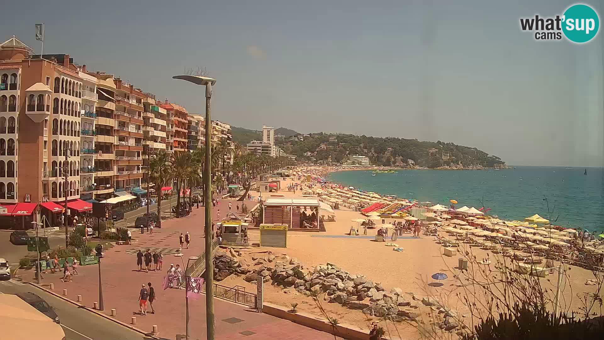 Webcam live Lloret de Mar – la spiaggia principale