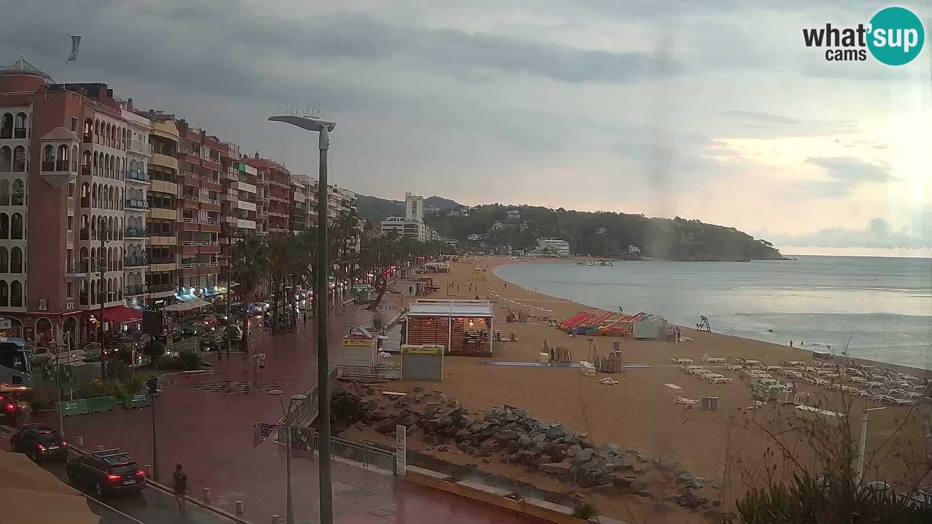 Webcam Lloret de Mar – the main beach – – Costa Brava – Spain