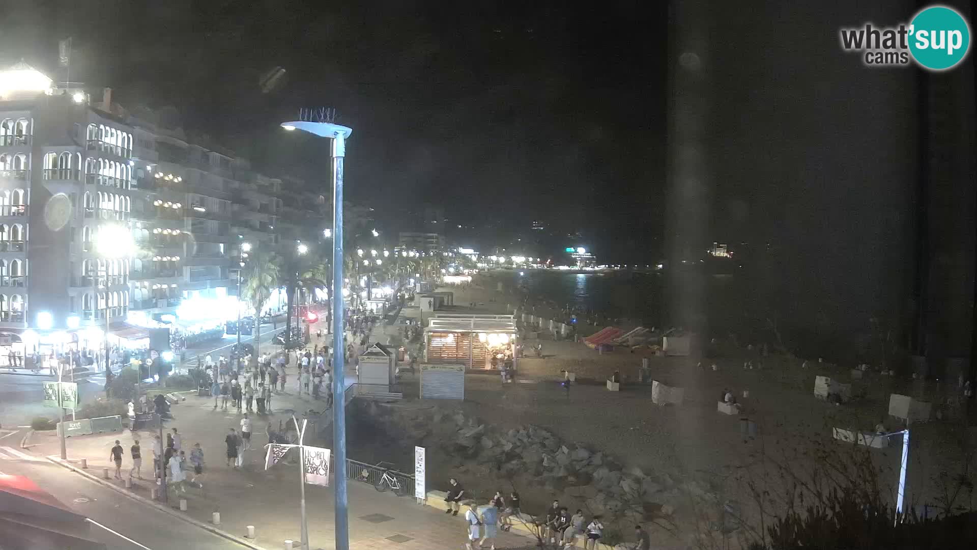 Webcam Lloret de Mar – the main beach – – Costa Brava – Spain