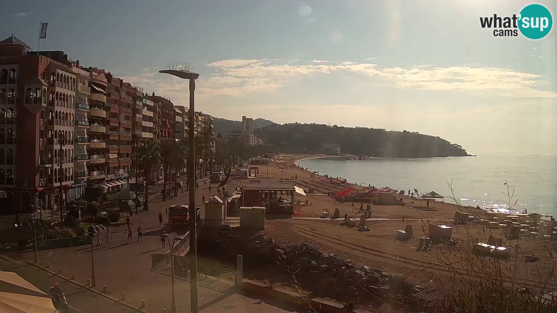 Webcam Lloret de Mar – the main beach – – Costa Brava – Spain
