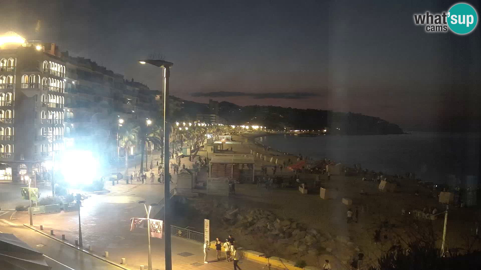 Webcam Lloret de Mar – the main beach – – Costa Brava – Spain