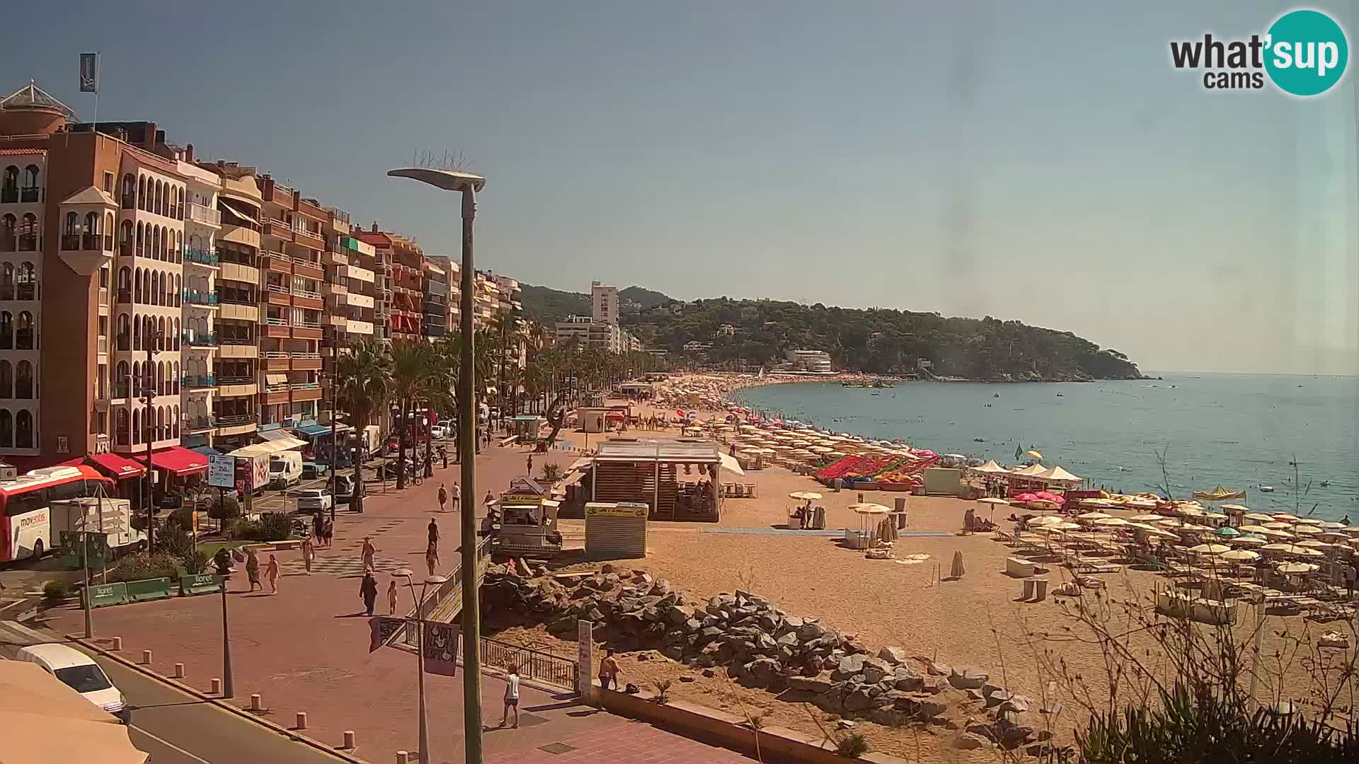 Webcam streaming Lloret de Mar – Plage