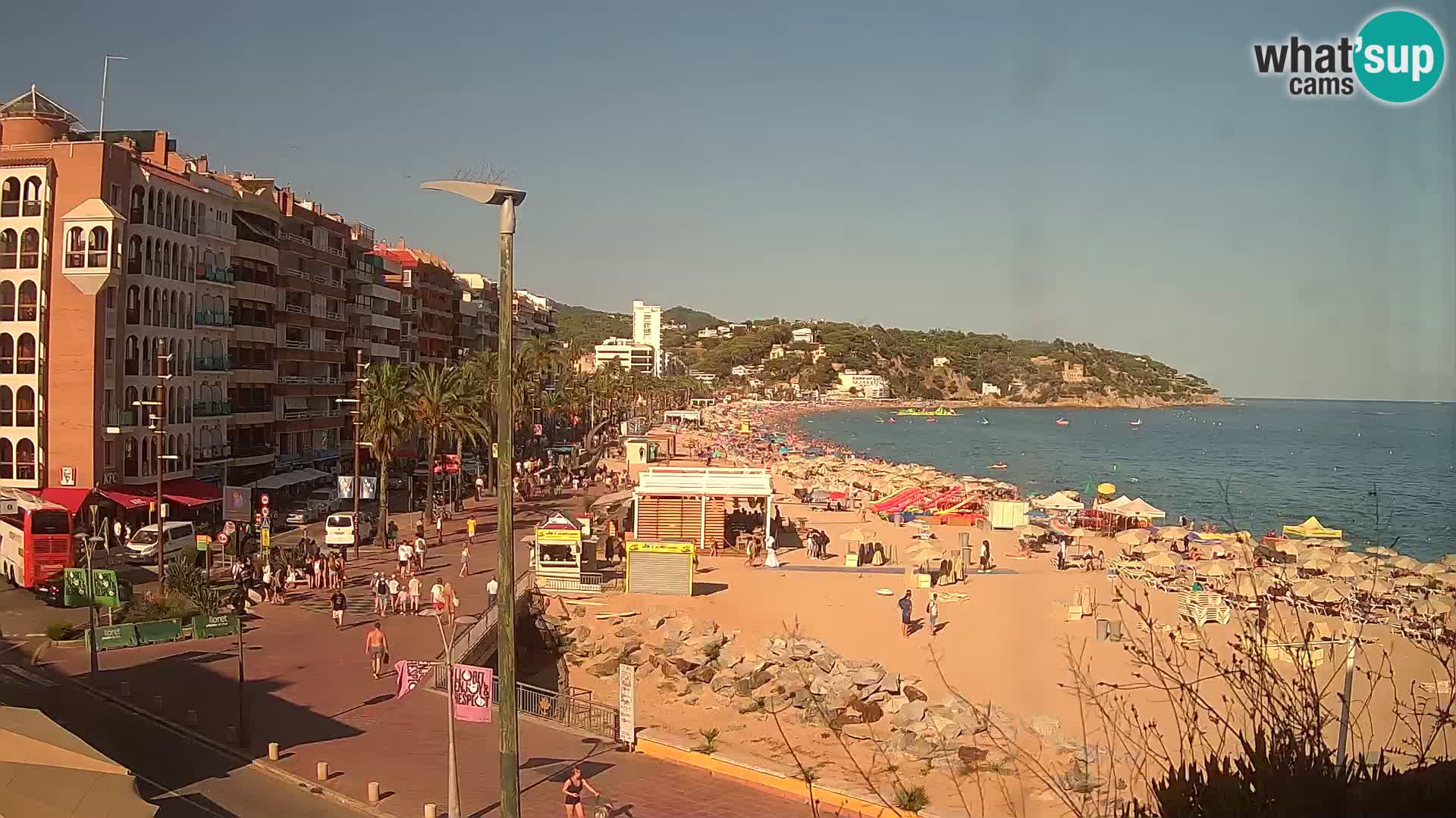 Webcam live Lloret de Mar – la spiaggia principale