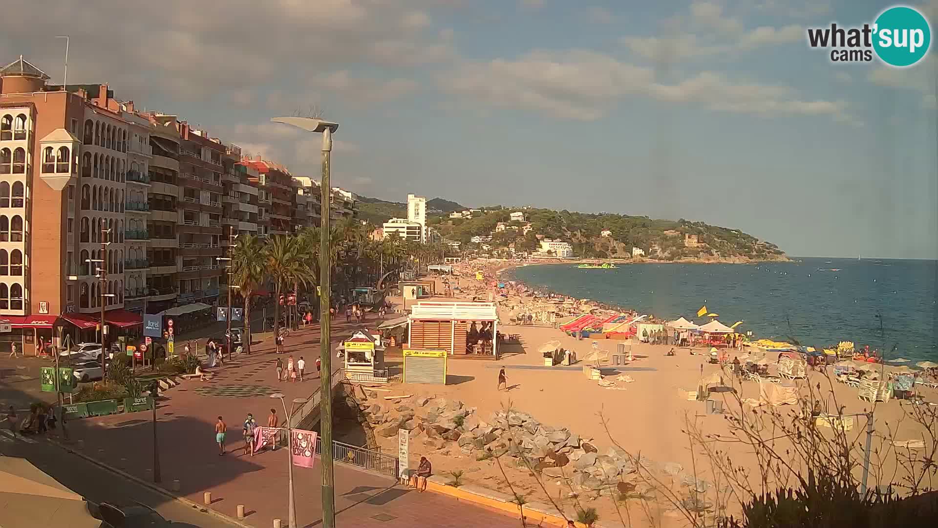 Webcam live Lloret de Mar – la spiaggia principale
