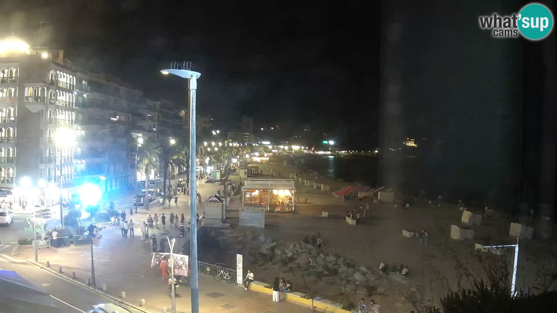 Webcam Lloret de Mar – the main beach – – Costa Brava – Spain