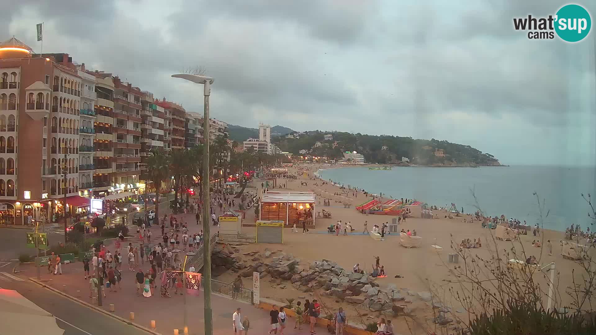 Webcam Lloret de Mar – the main beach – – Costa Brava – Spain