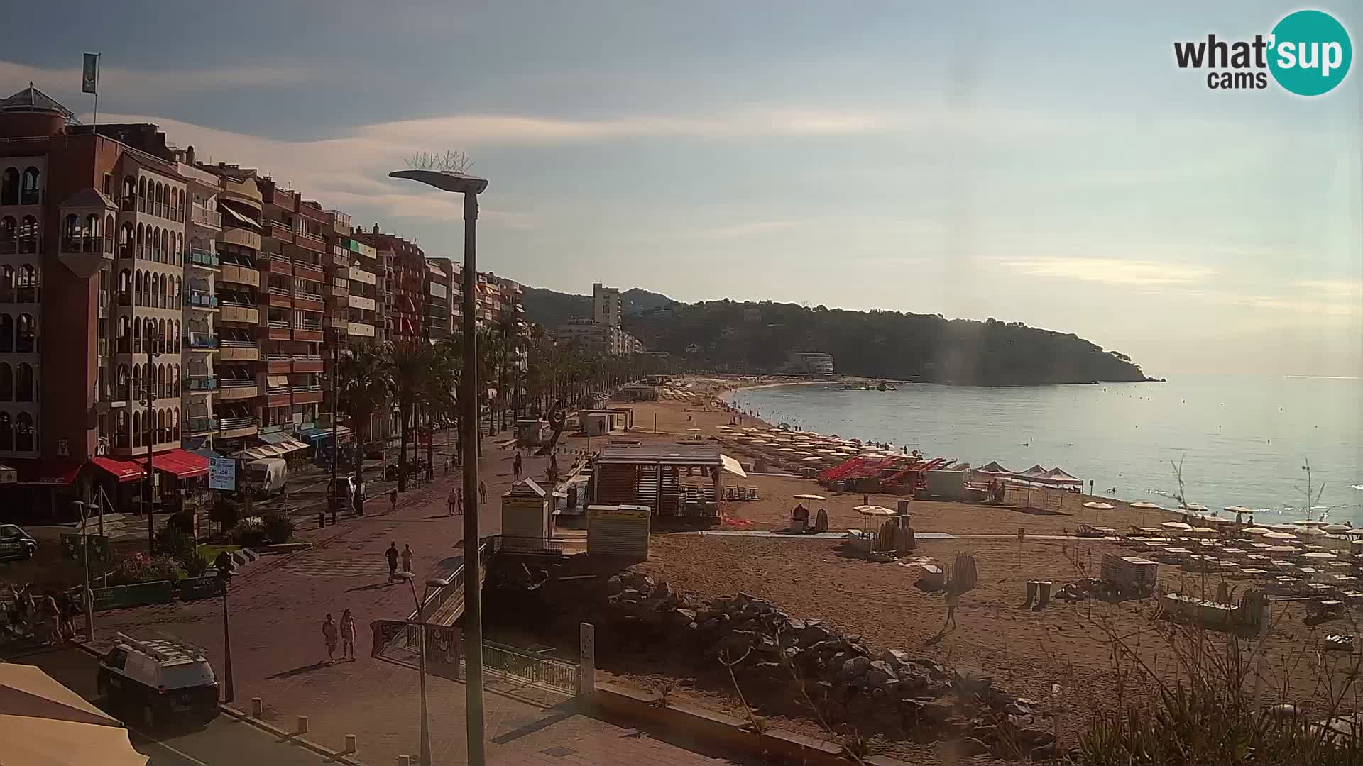 Webcam Lloret de Mar – the main beach – – Costa Brava – Spain