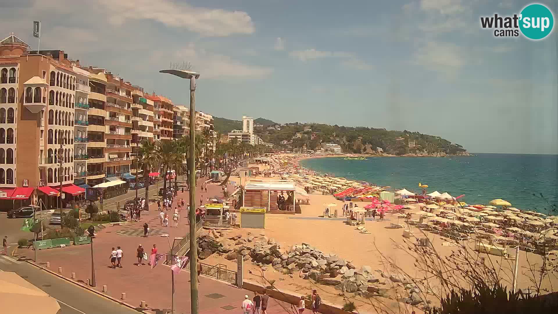 Webcam live Lloret de Mar – la spiaggia principale
