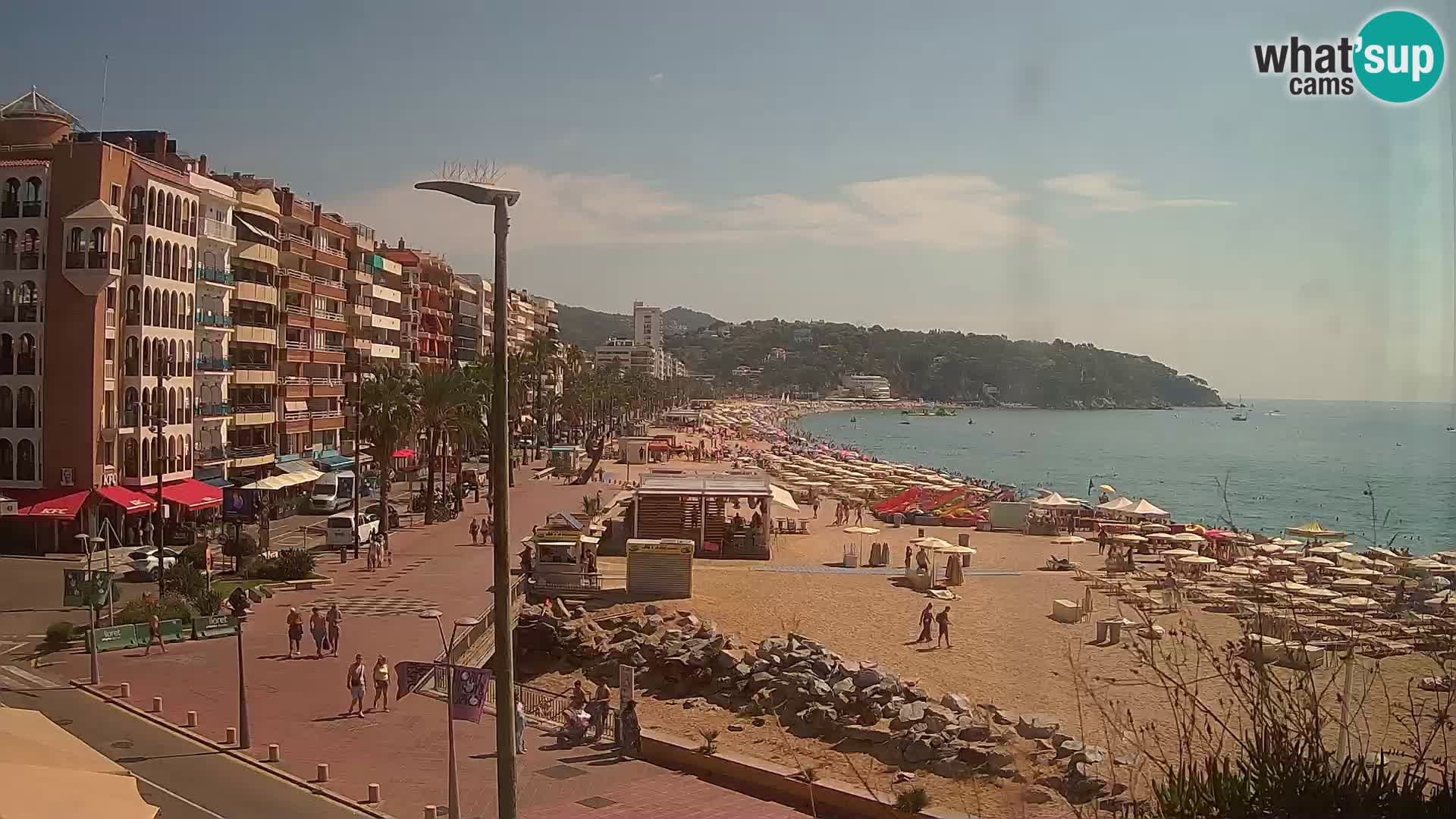 Web kamera Lloret de Mar – plaža